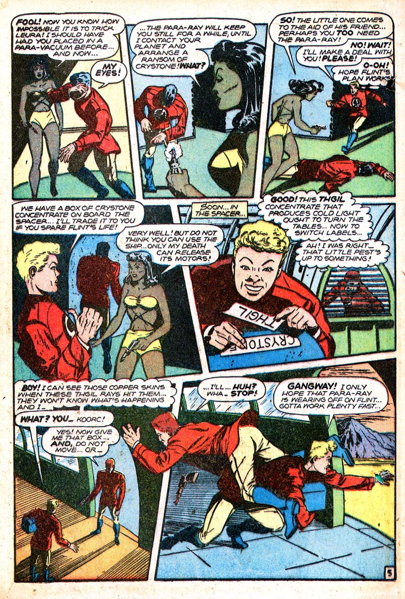 Planet Comics #50 (Fiction House), page 32. Public domain (US).