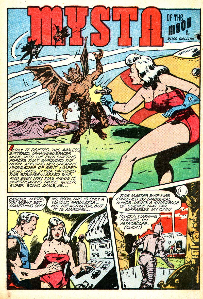 Planet Comics #50 (Fiction House), page 36. Public domain (US).