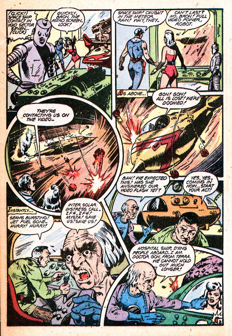 Planet Comics #50 (Fiction House), page 37. Public domain (US).