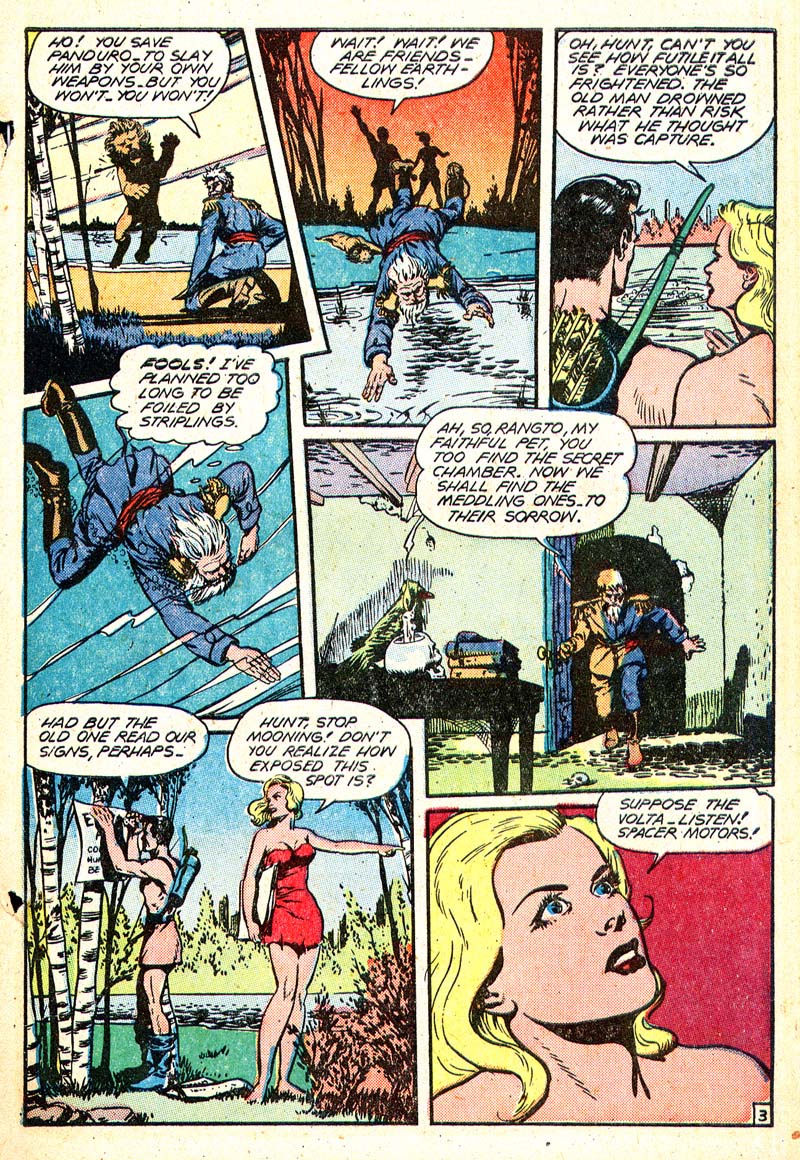 Planet Comics #50 (Fiction House), page 5. Public domain (US).