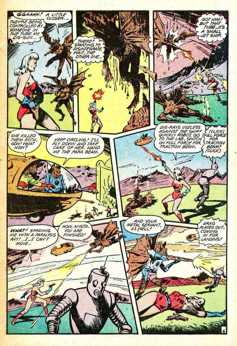 Planet Comics #50 (Fiction House), page 41. Public domain (US).