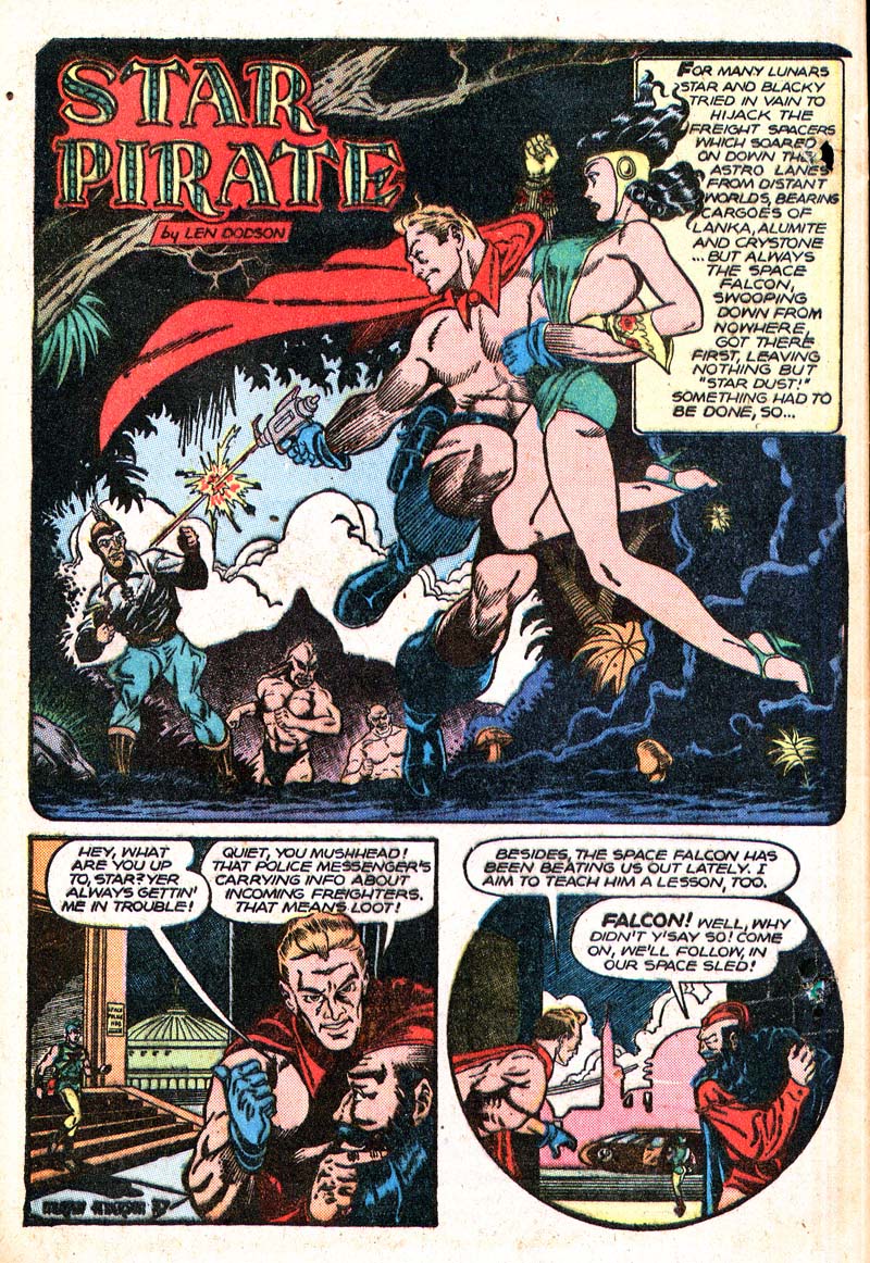 Planet Comics #50 (Fiction House), page 44. Public domain (US).