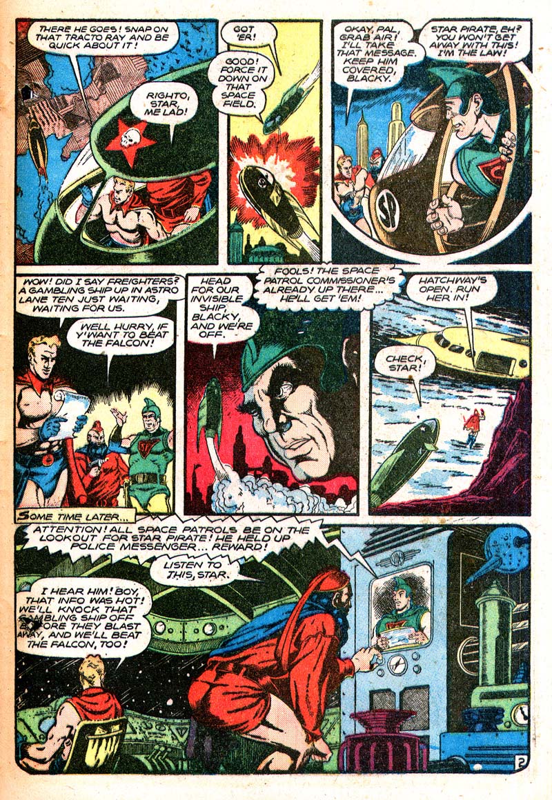 Planet Comics #50 (Fiction House), page 45. Public domain (US).