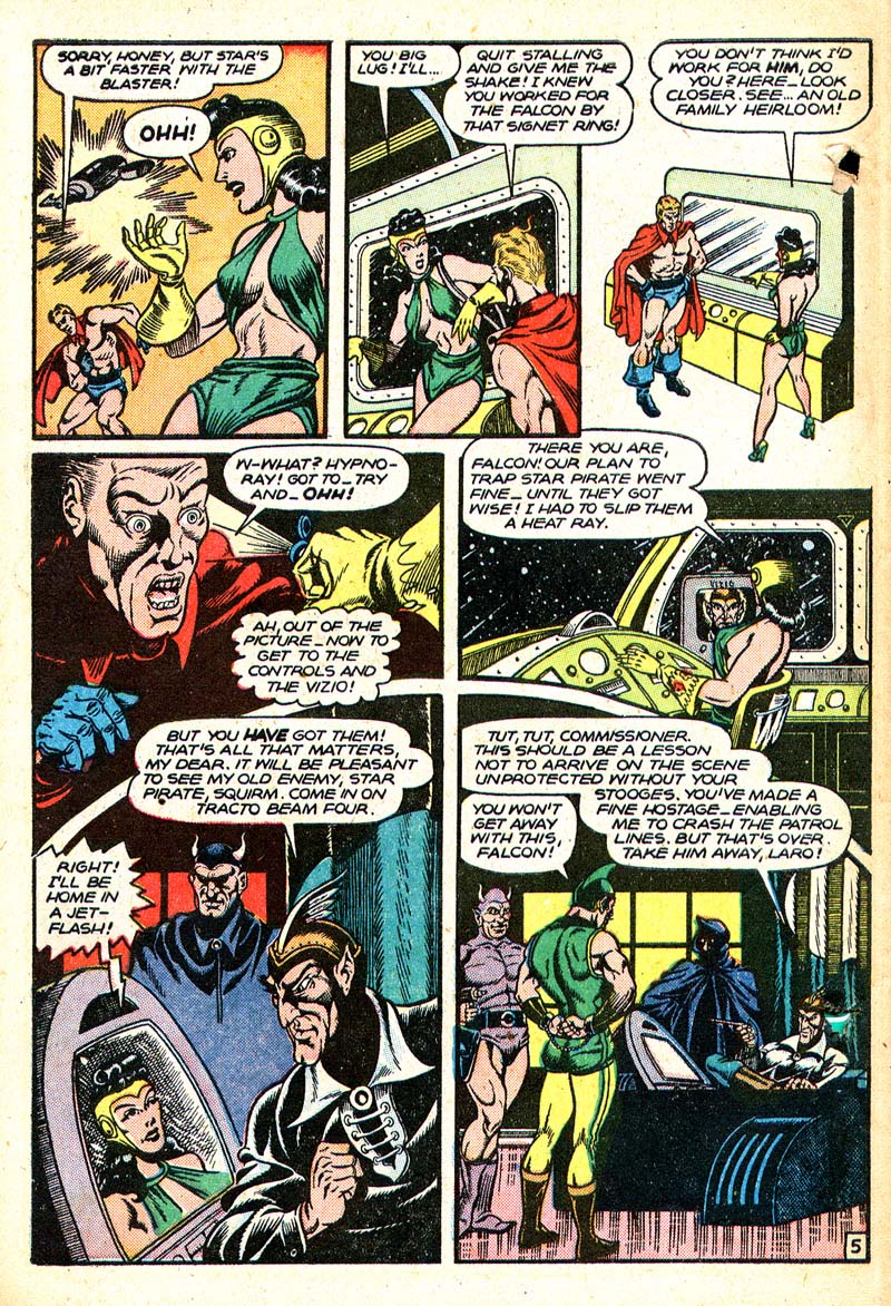 Planet Comics #50 (Fiction House), page 48. Public domain (US).