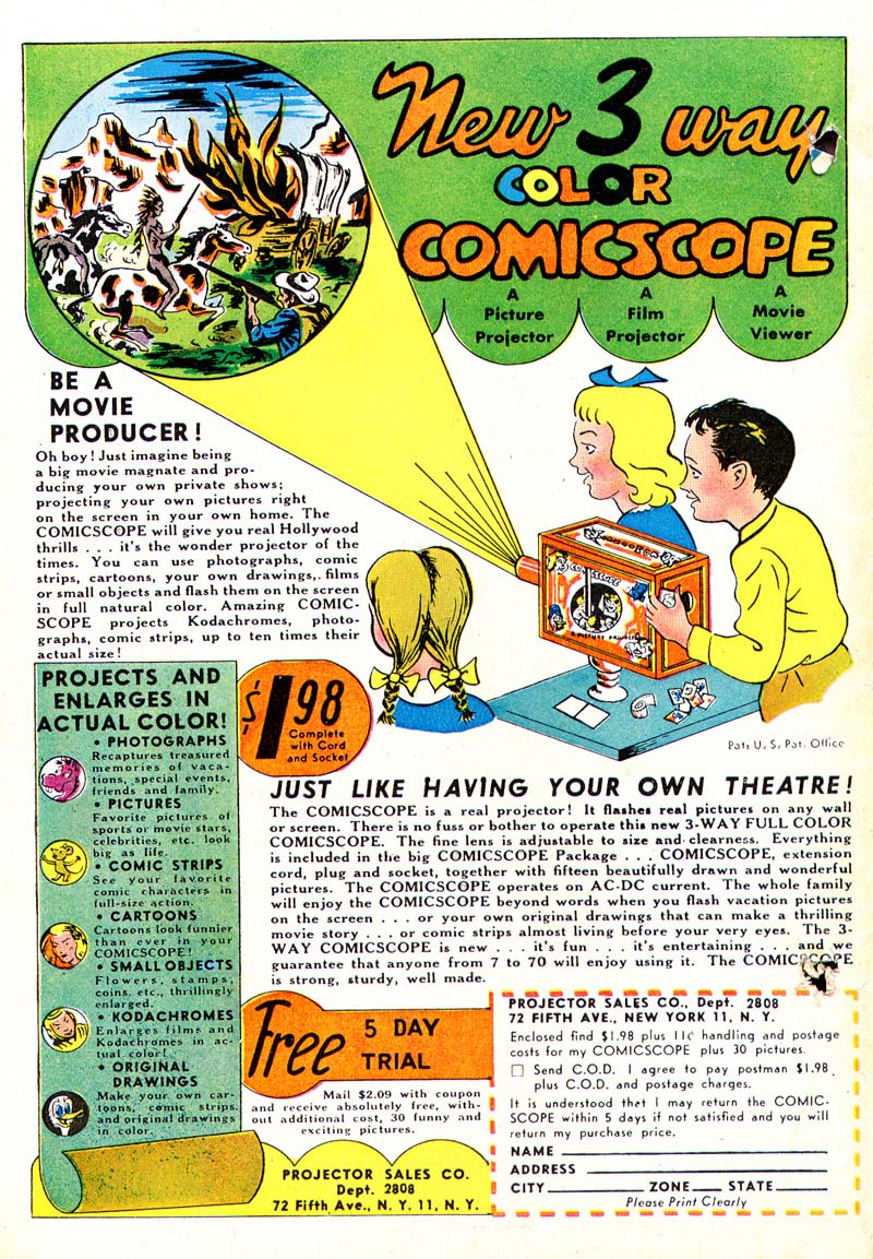 Planet Comics #50 (Fiction House), page 52. Public domain (US).