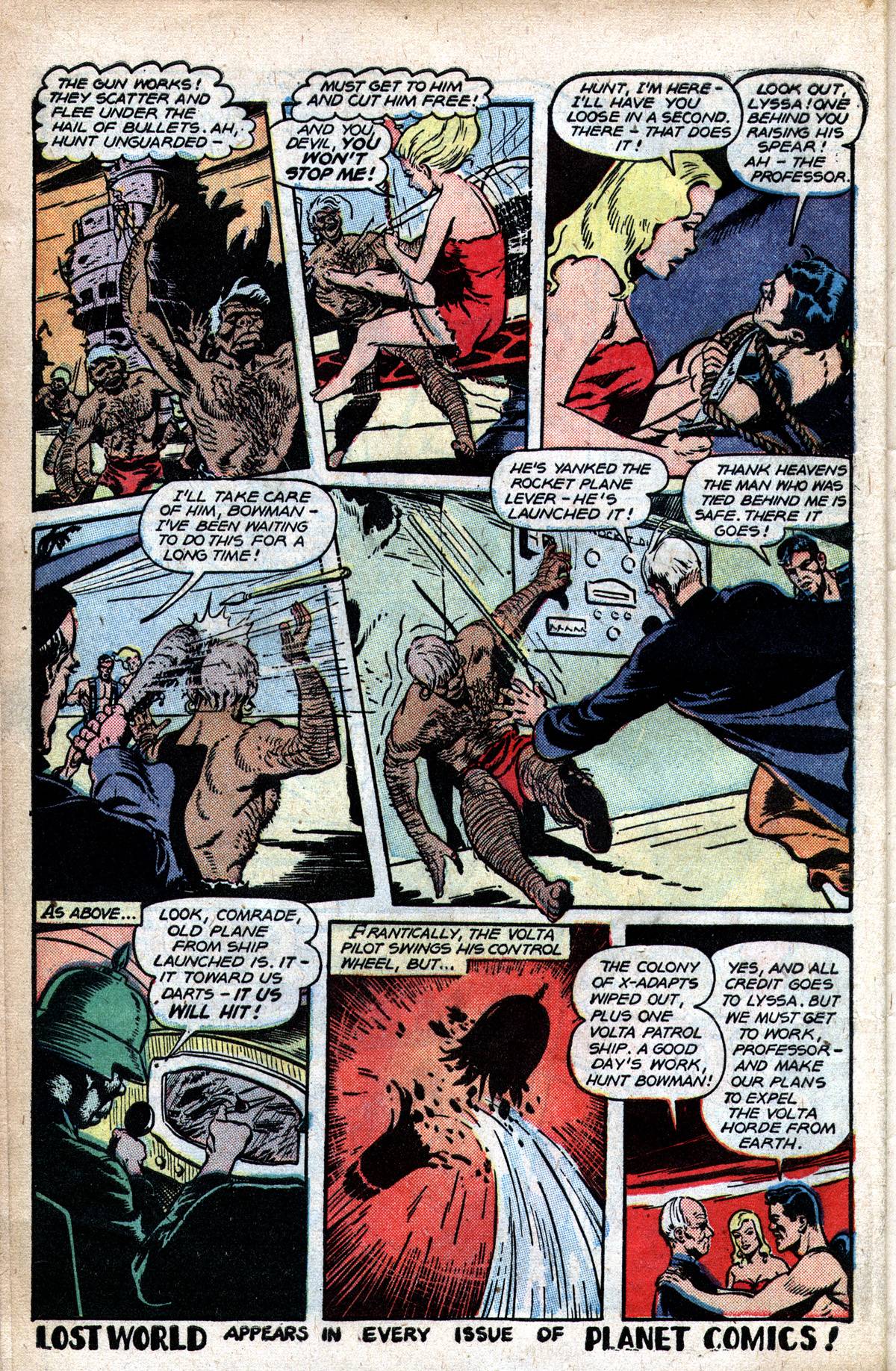 Planet Comics #51 (Fiction House), page 13. Public domain (US).