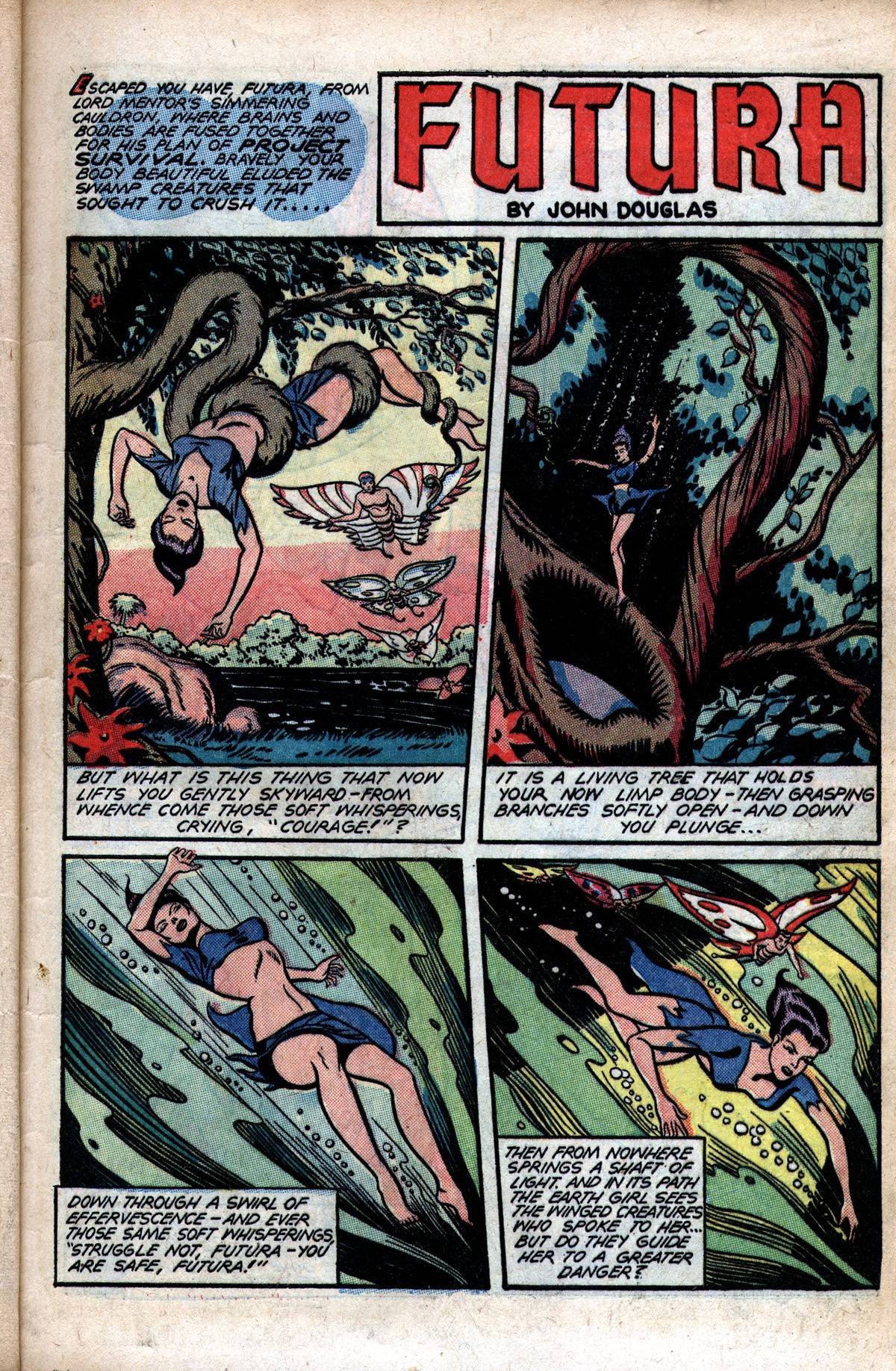 Planet Comics #51 (Fiction House), page 14. Public domain (US).
