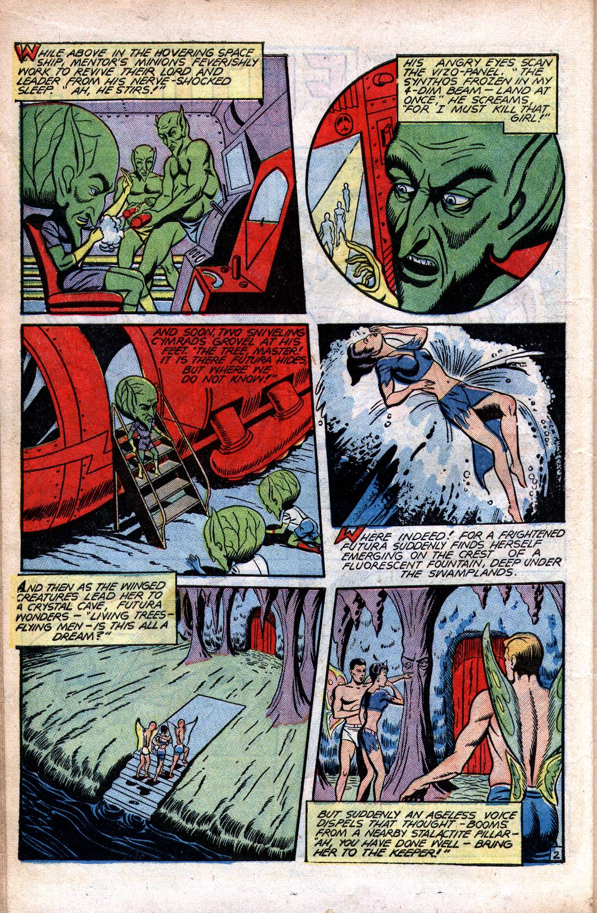 Planet Comics #51 (Fiction House), page 15. Public domain (US).