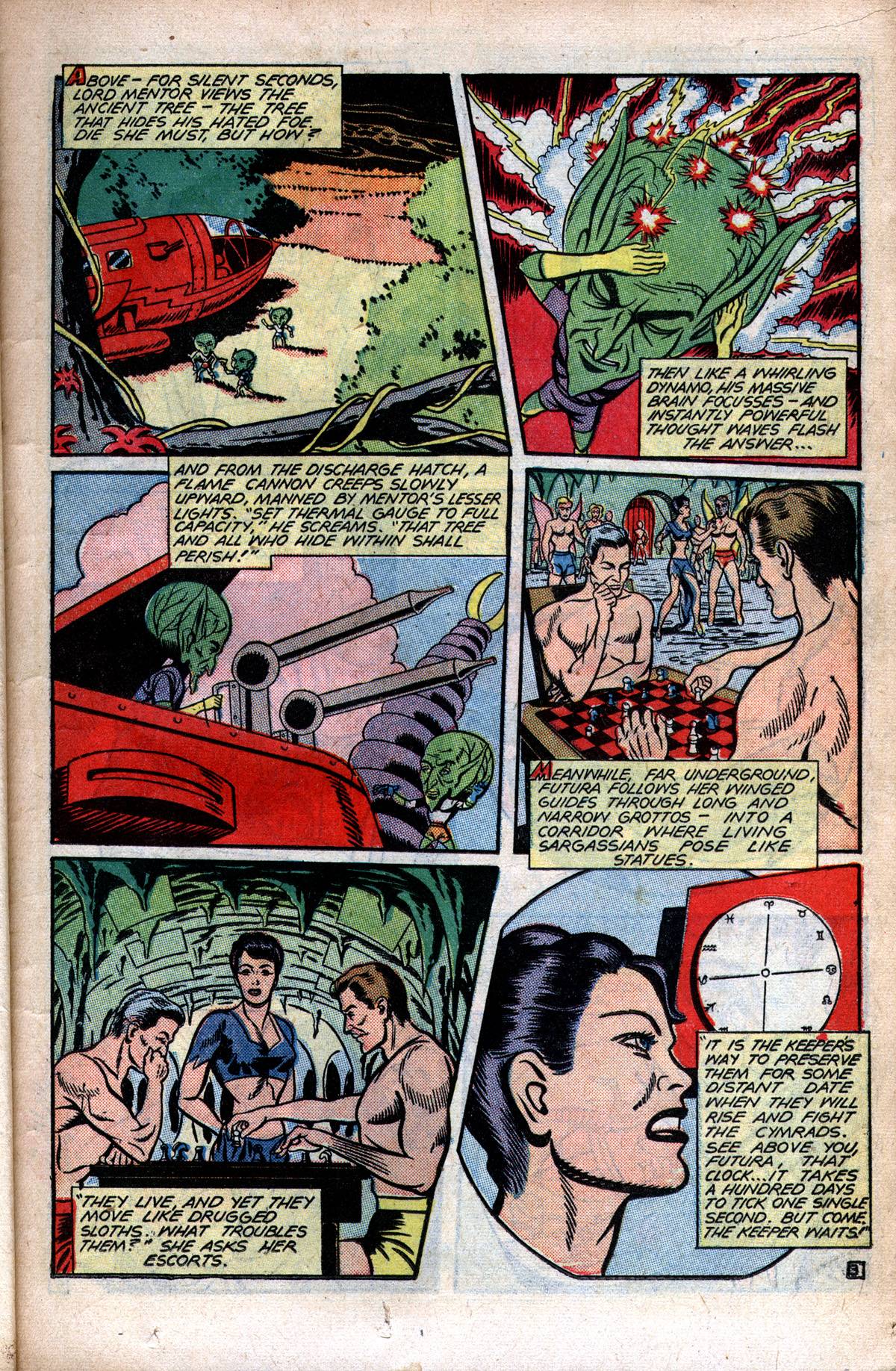 Planet Comics #51 (Fiction House), page 16. Public domain (US).