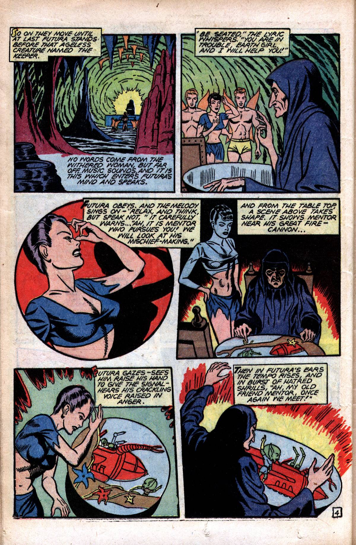 Planet Comics #51 (Fiction House), page 17. Public domain (US).