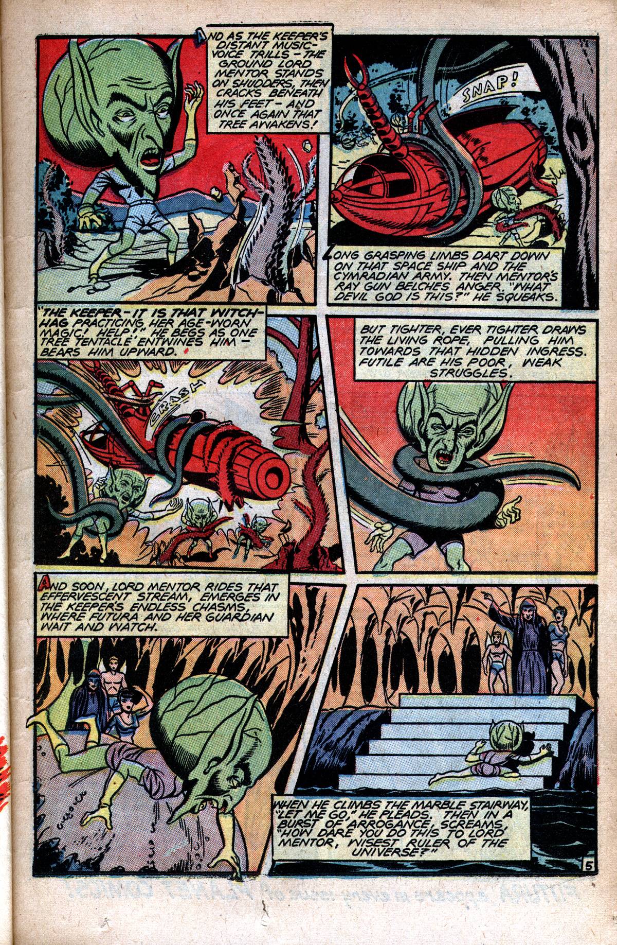 Planet Comics #51 (Fiction House), page 18. Public domain (US).