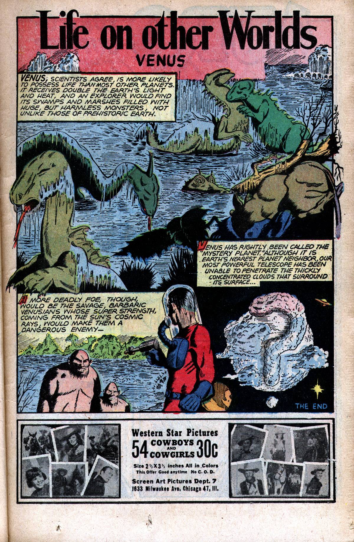 Planet Comics #51 (Fiction House), page 20. Public domain (US).