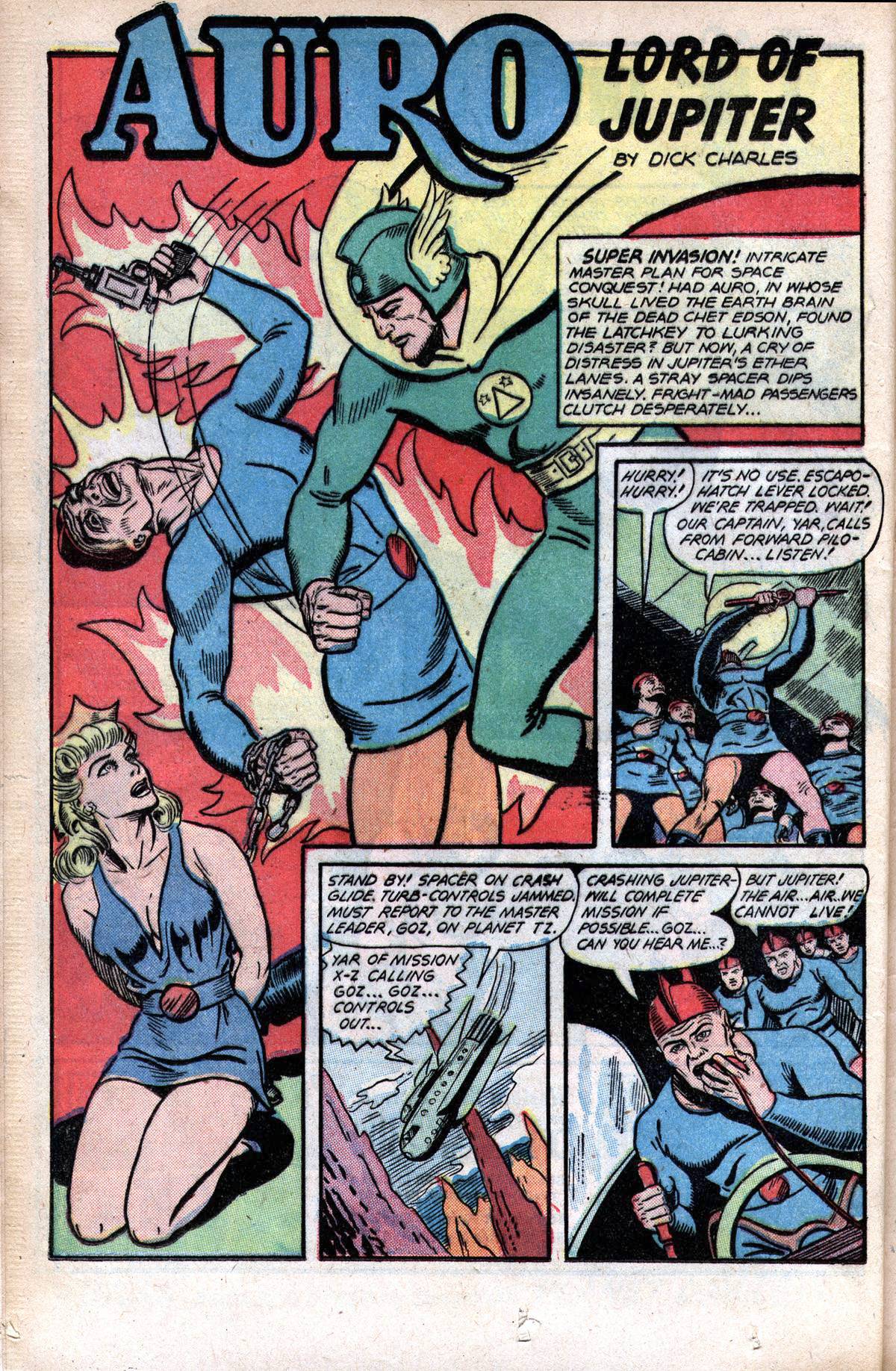 Planet Comics #51 (Fiction House), page 21. Public domain (US).