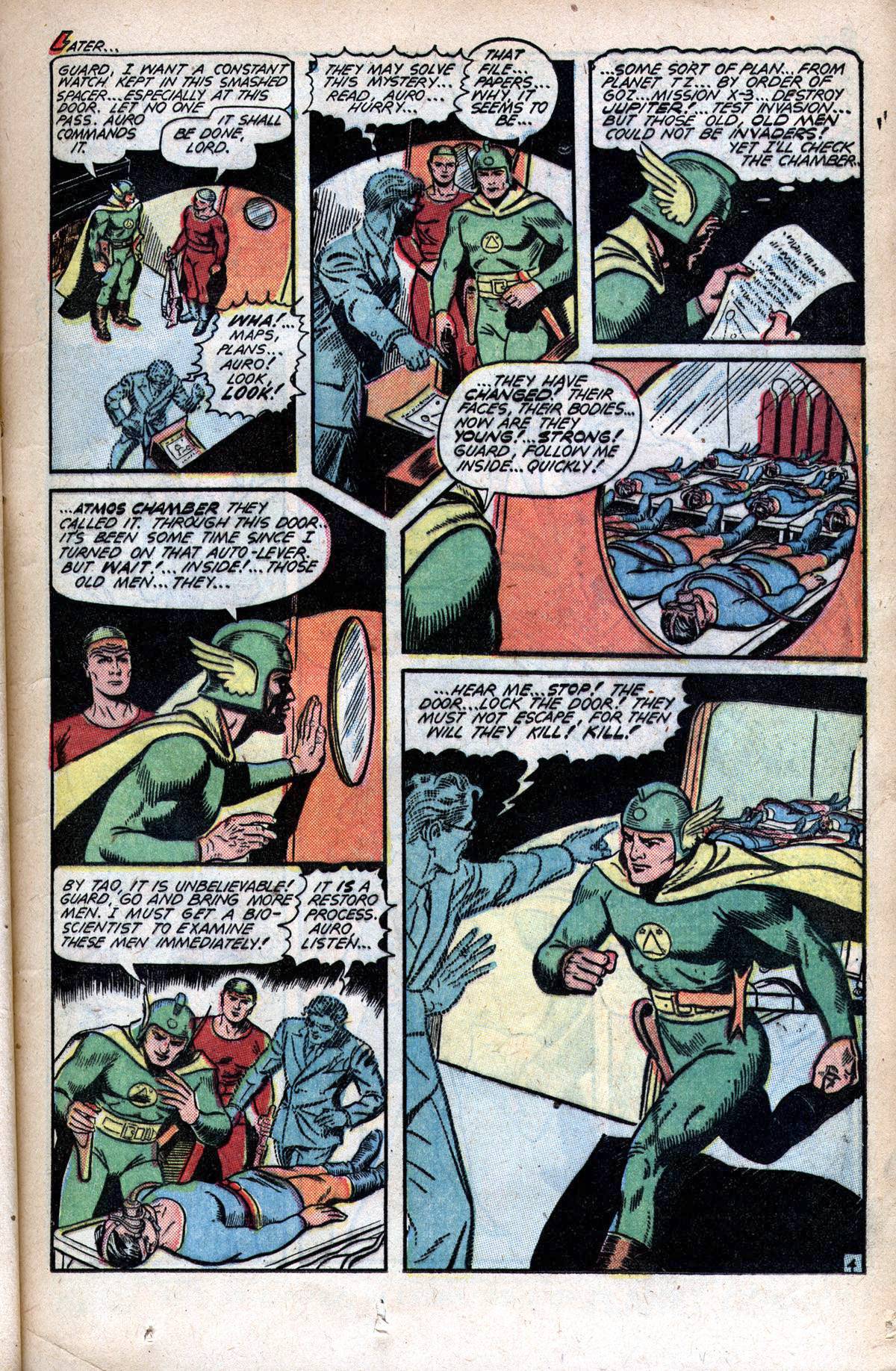 Planet Comics #51 (Fiction House), page 24. Public domain (US).