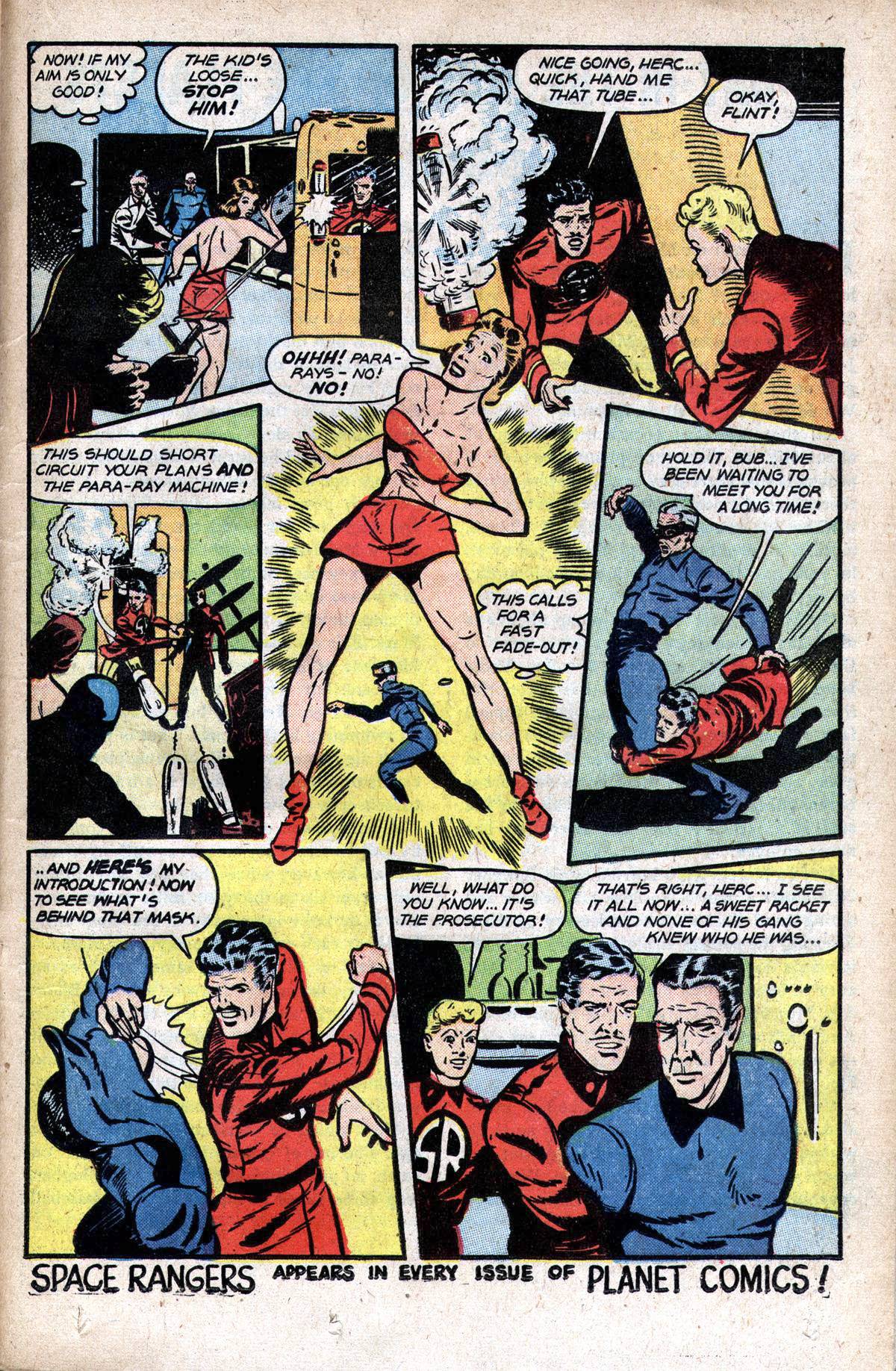 Planet Comics #51 (Fiction House), page 32. Public domain (US).
