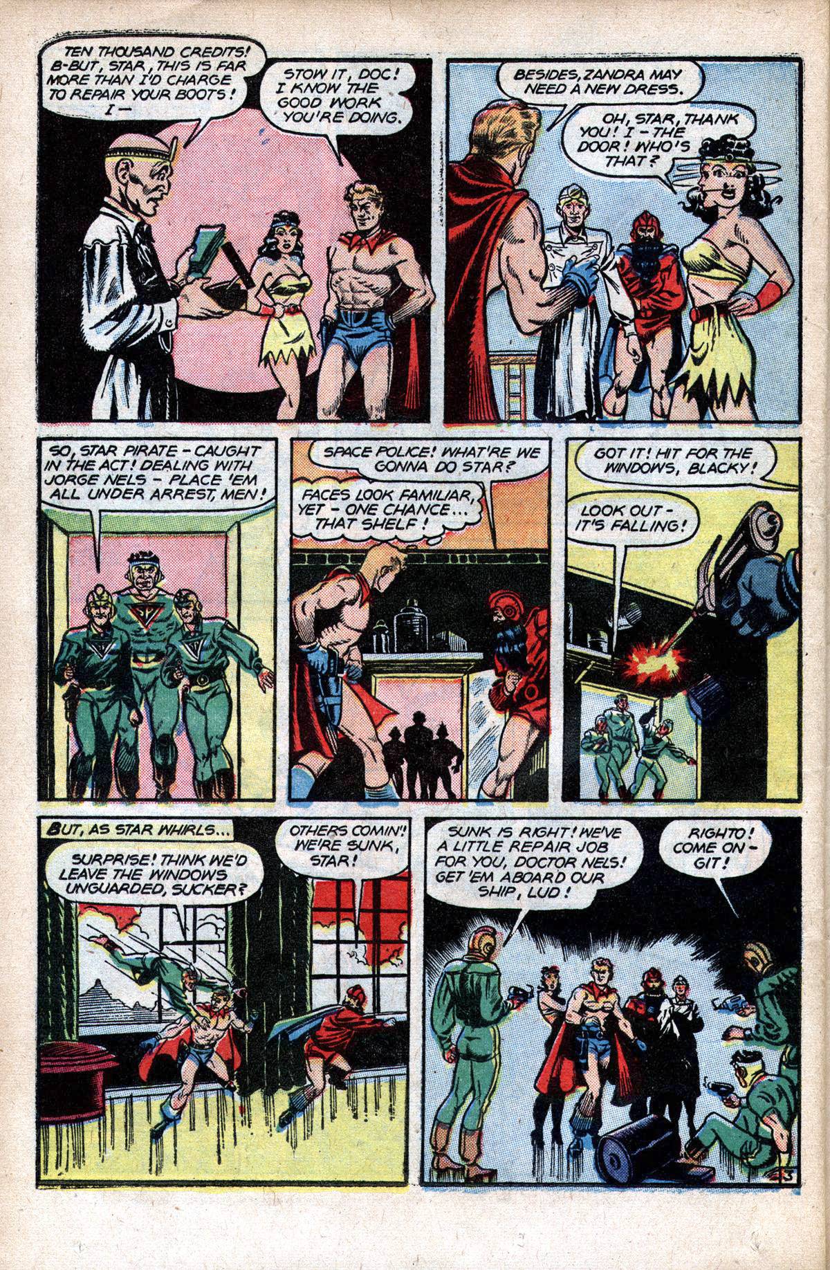 Planet Comics #51 (Fiction House), page 37. Public domain (US).