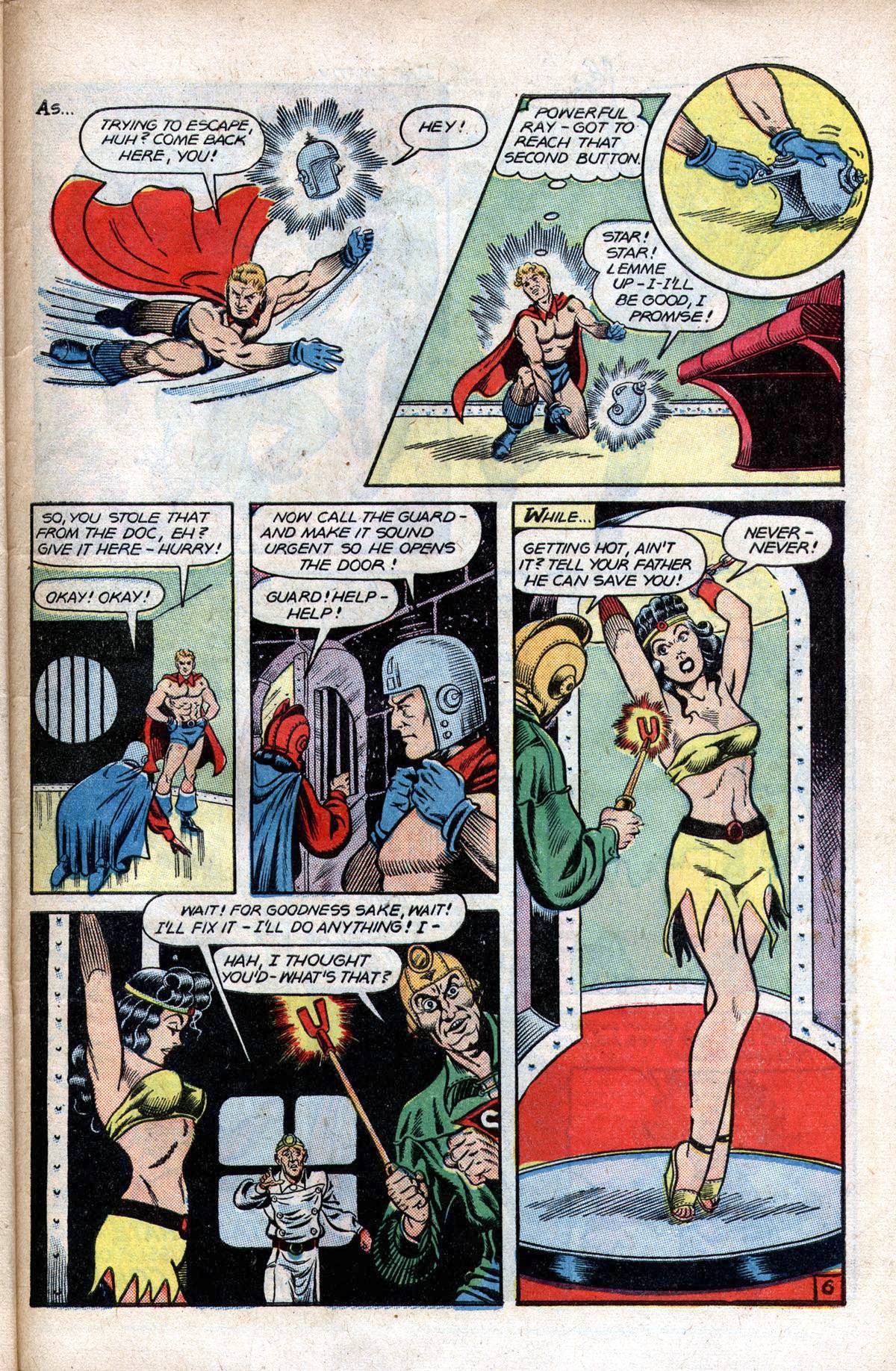 Planet Comics #51 (Fiction House), page 40. Public domain (US).