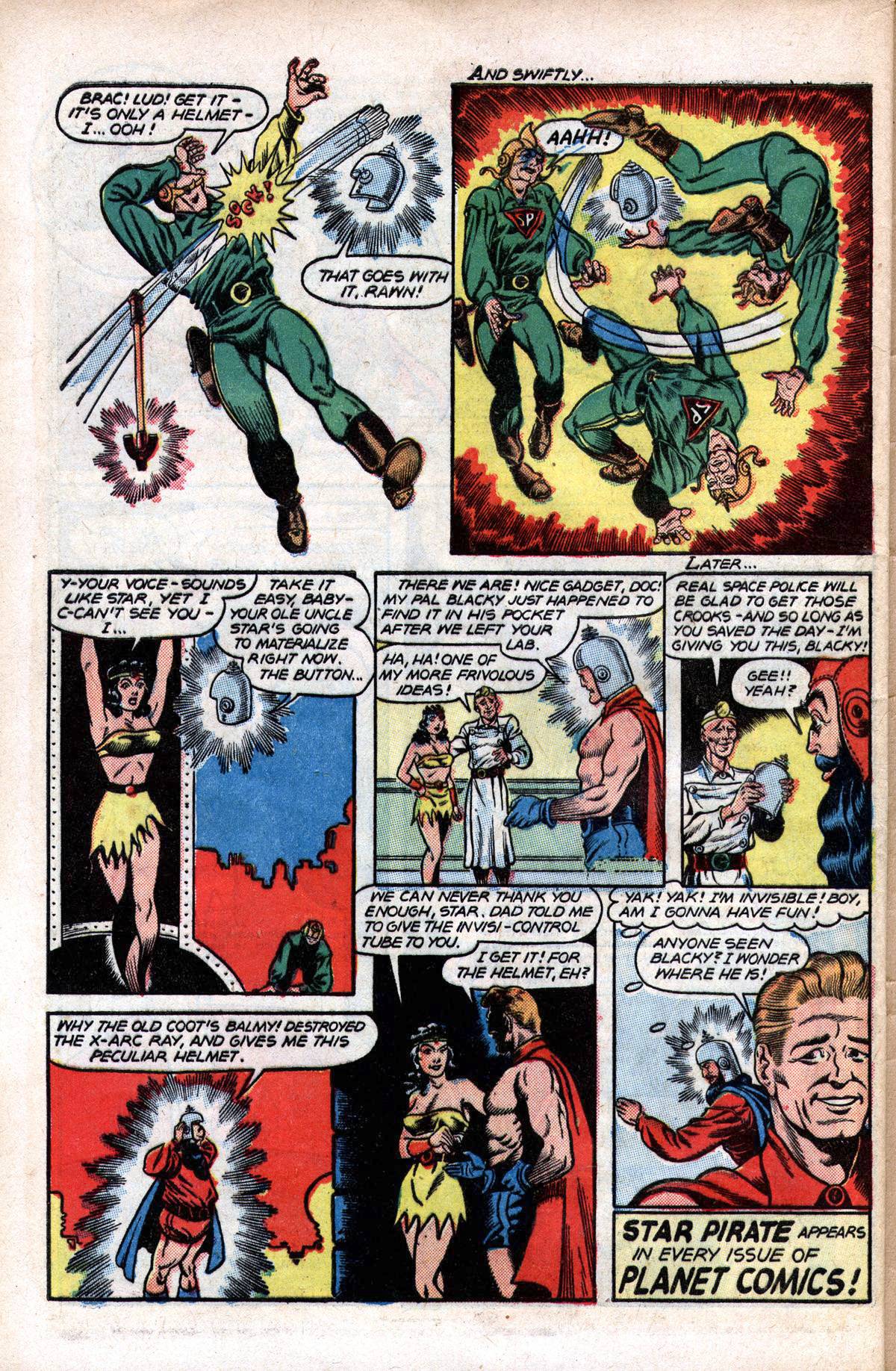 Planet Comics #51 (Fiction House), page 41. Public domain (US).