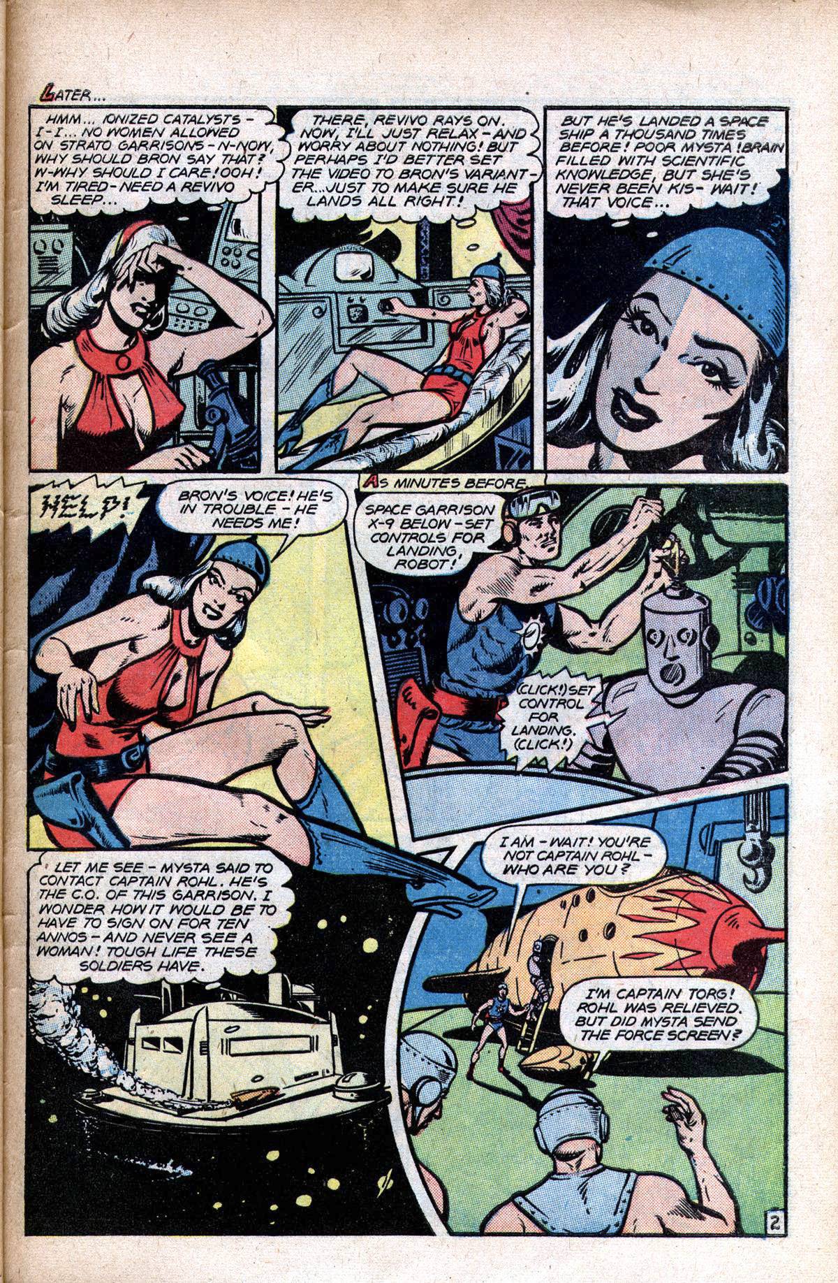 Planet Comics #51 (Fiction House), page 44. Public domain (US).