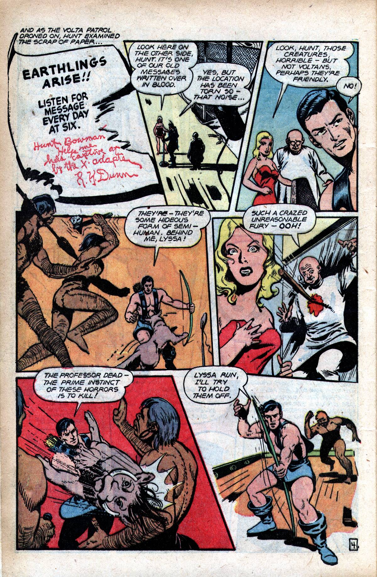 Planet Comics #51 (Fiction House), page 7. Public domain (US).