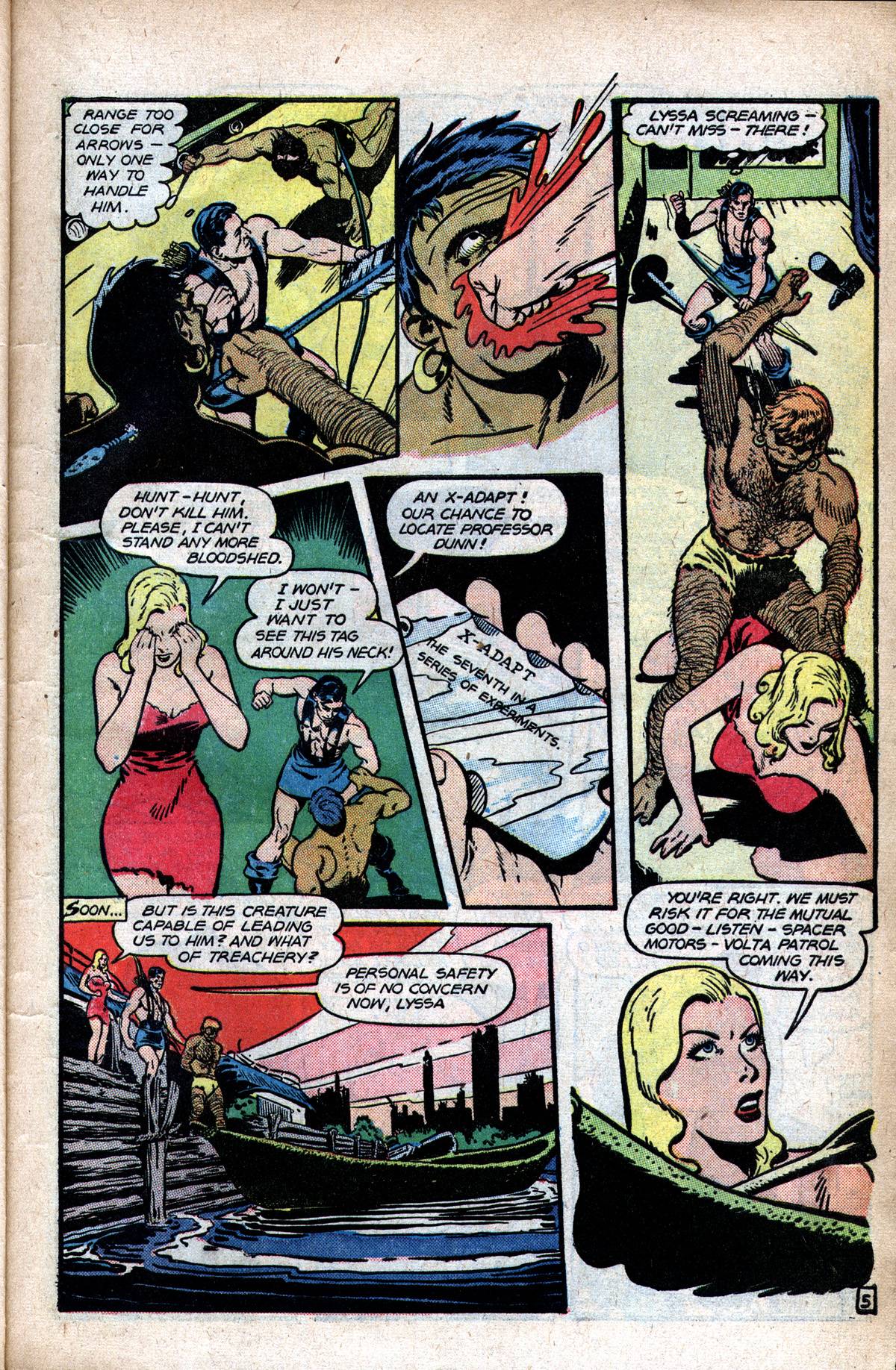 Planet Comics #51 (Fiction House), page 8. Public domain (US).