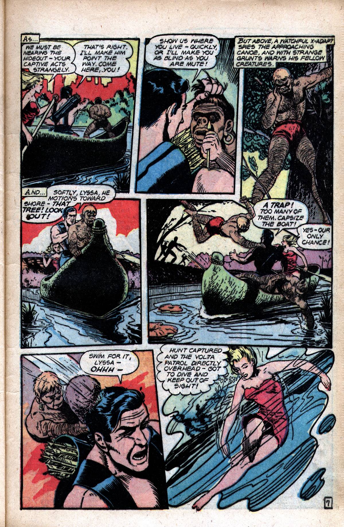 Planet Comics #51 (Fiction House), page 10. Public domain (US).