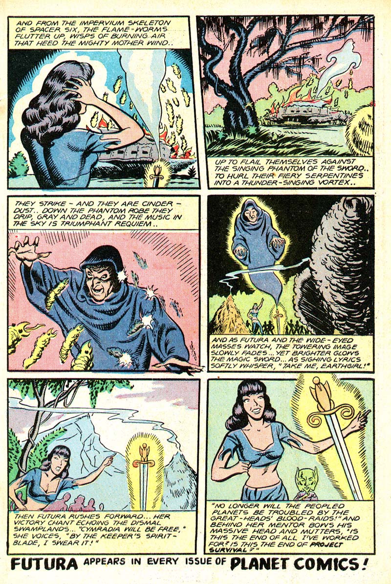 Planet Comics #52 (Fiction House), page 43. Public domain (US).