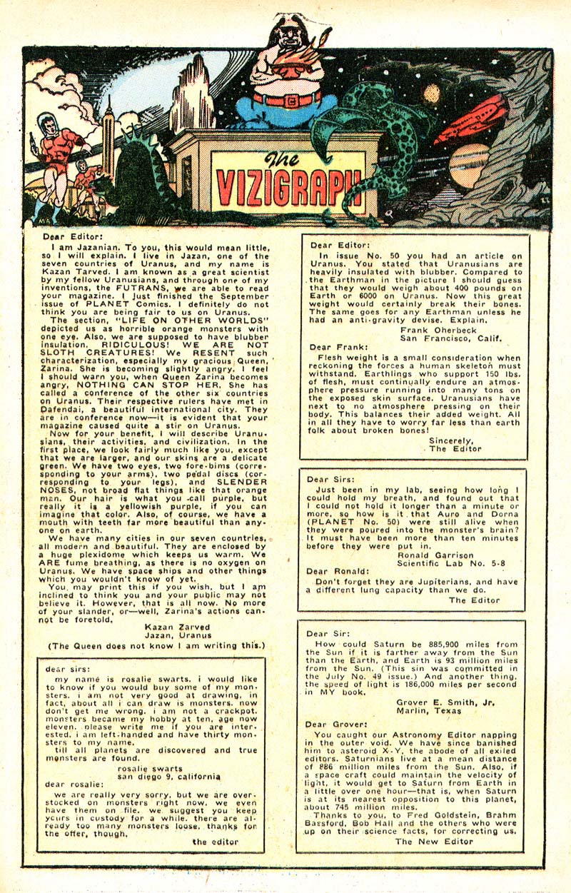 Planet Comics #52 (Fiction House), page 44. Public domain (US).