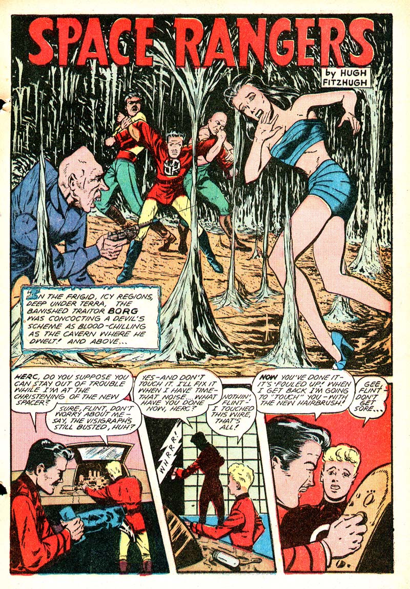 Planet Comics #52 (Fiction House), page 45. Public domain (US).