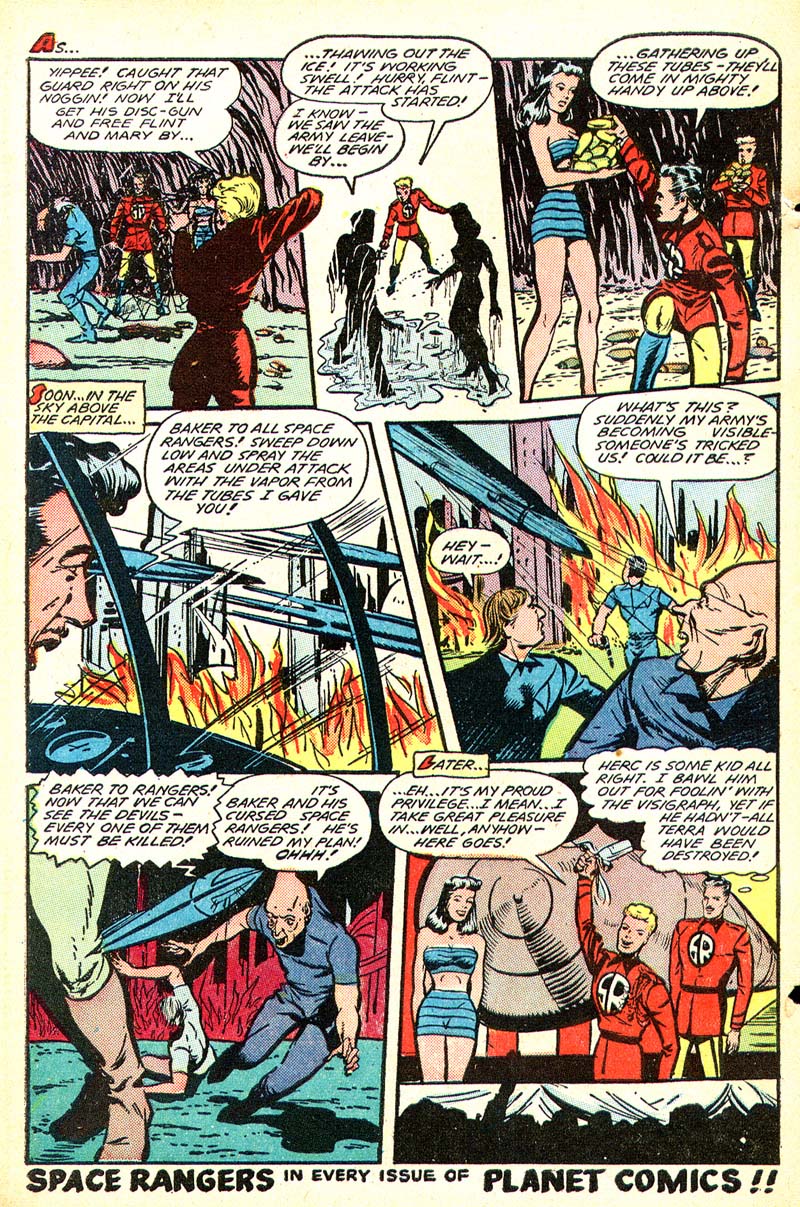 Planet Comics #52 (Fiction House), page 50. Public domain (US).