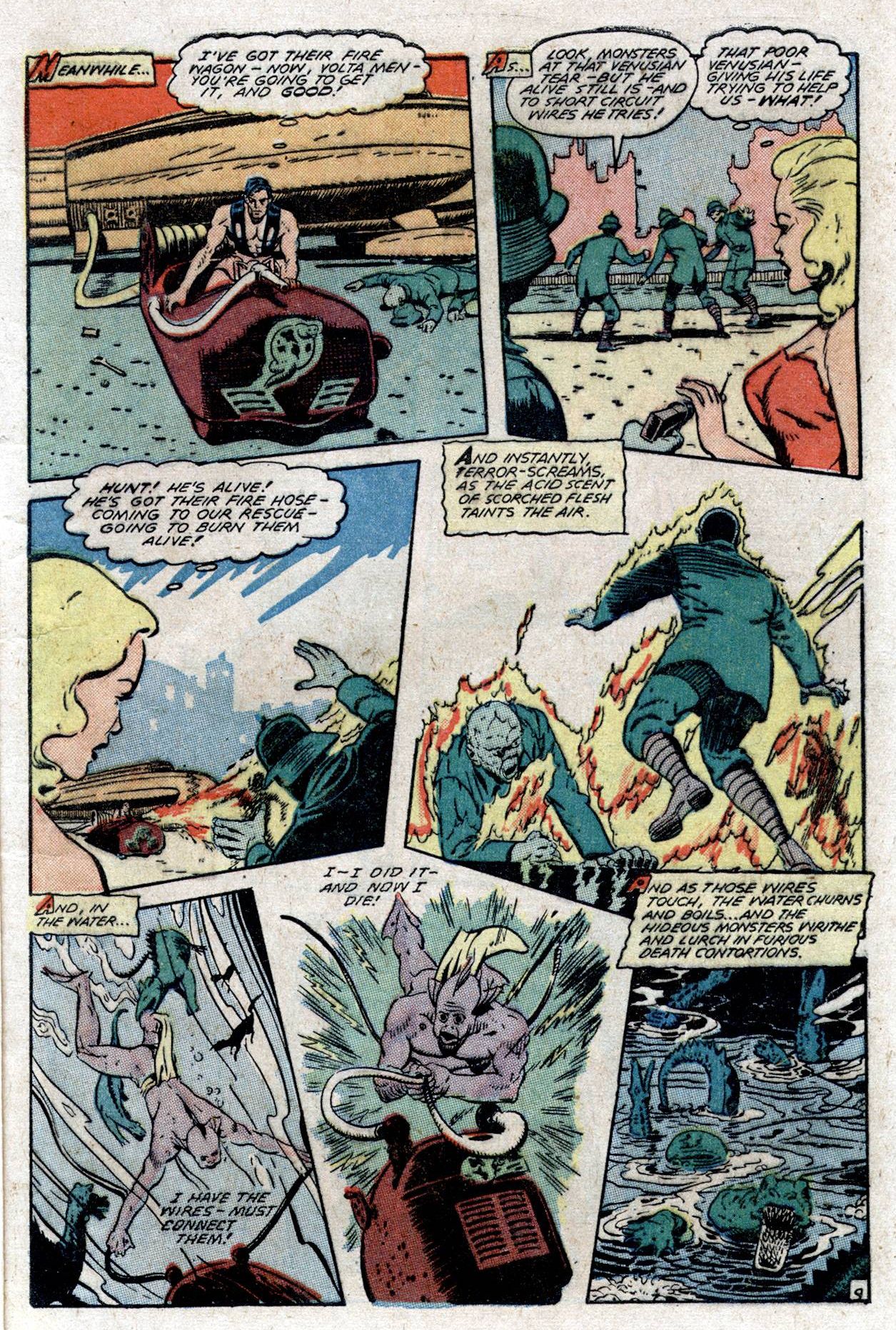 Planet Comics #53 (Fiction House), page 11. Public domain (US).