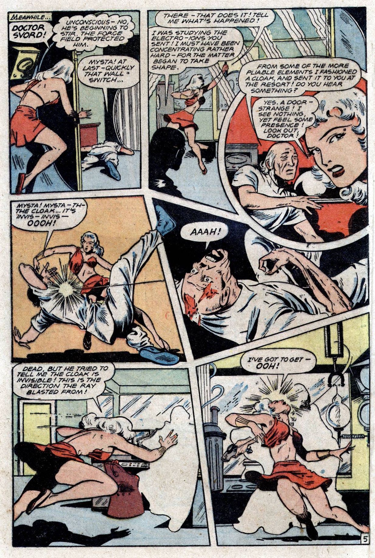 Planet Comics #53 (Fiction House), page 18. Public domain (US).