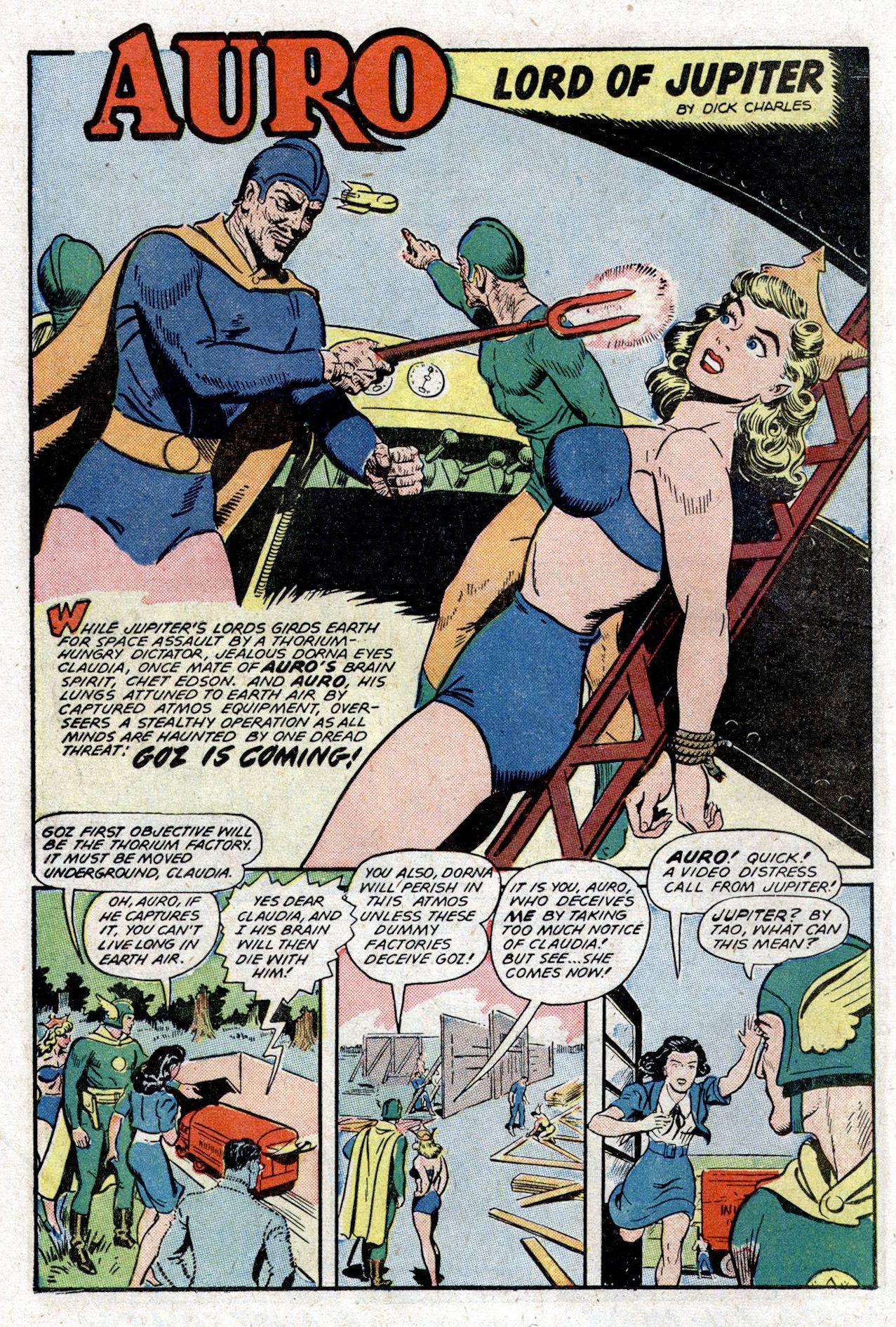 Planet Comics #53 (Fiction House), page 22. Public domain (US).