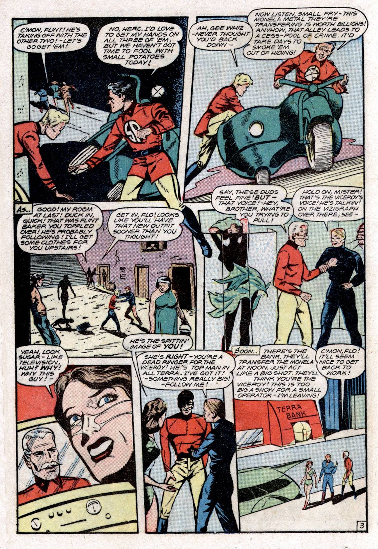 Planet Comics #53 (Fiction House), page 32. Public domain (US).