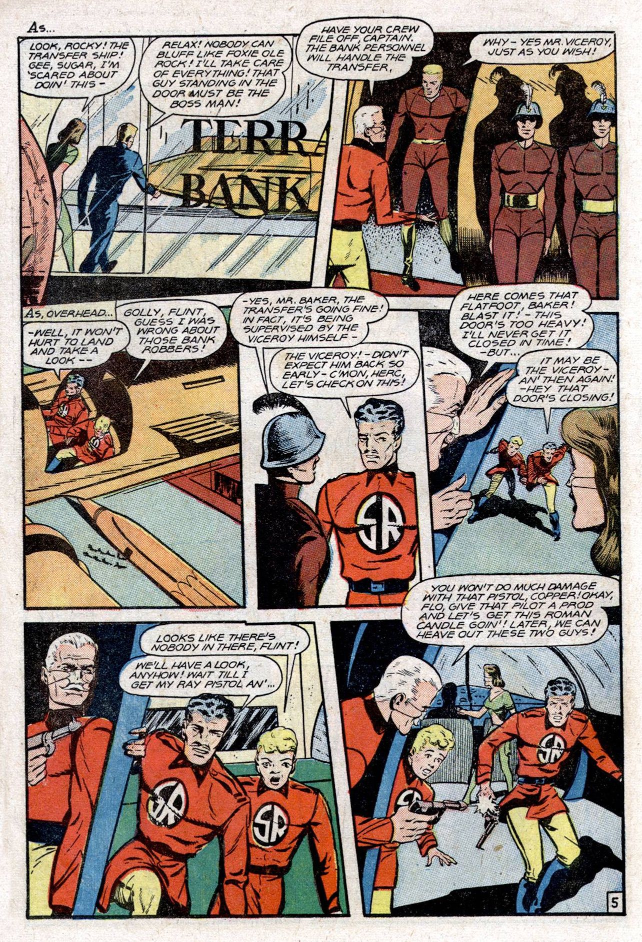 Planet Comics #53 (Fiction House), page 34. Public domain (US).