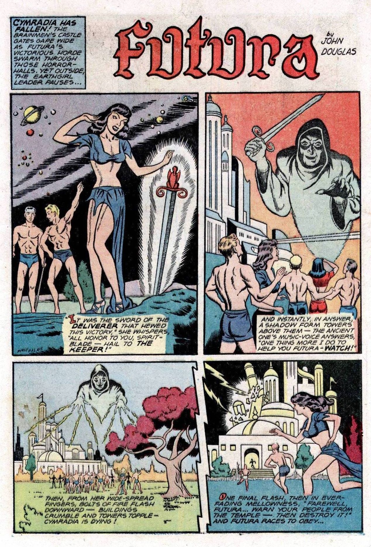 Planet Comics #53 (Fiction House), page 37. Public domain (US).