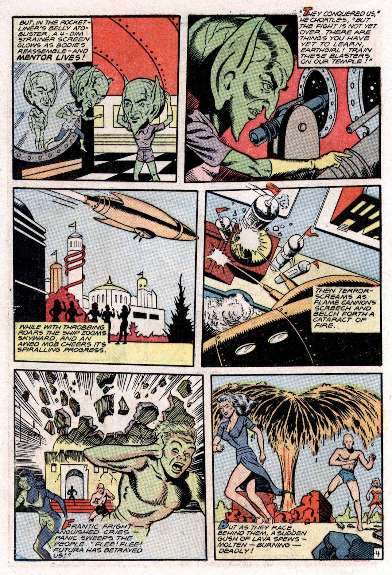 Planet Comics #53 (Fiction House), page 40. Public domain (US).