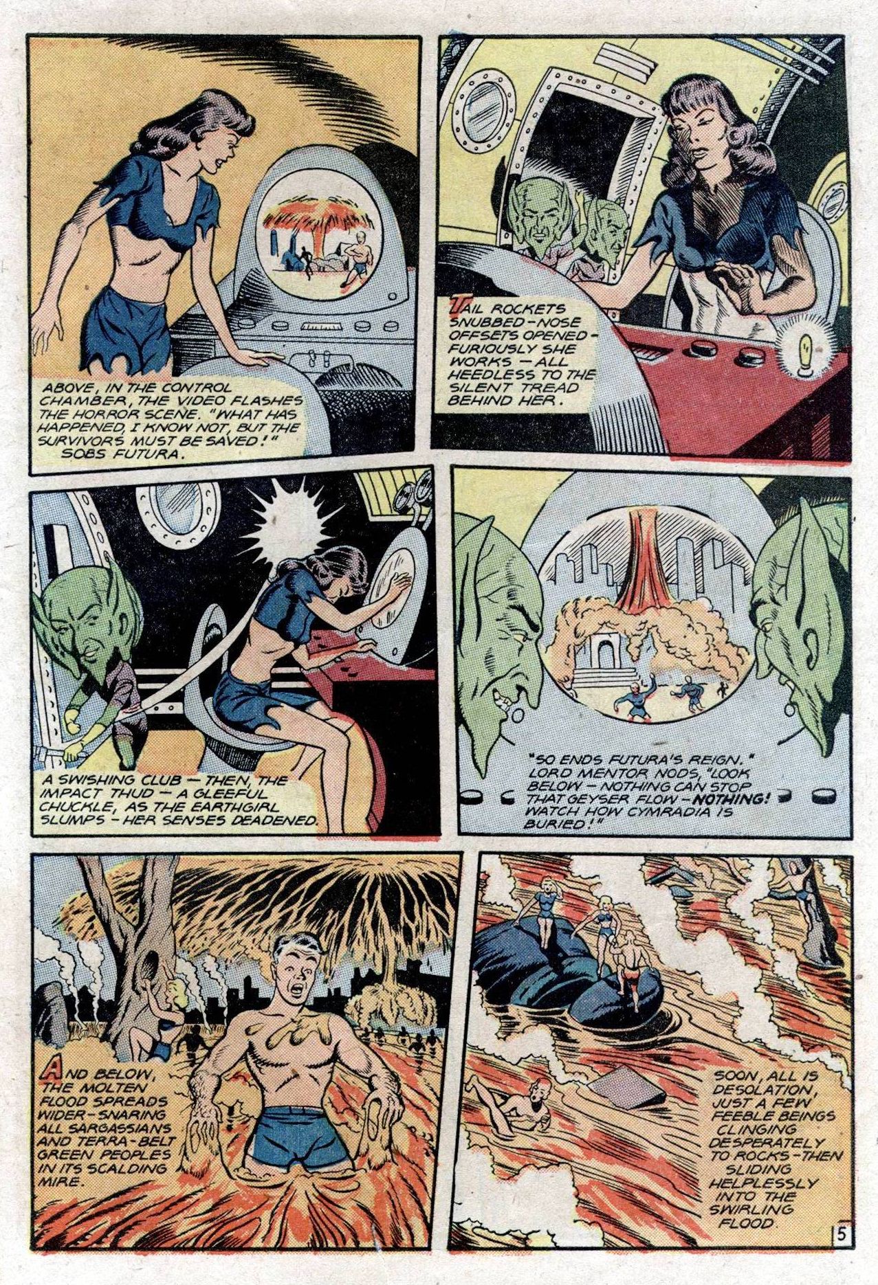 Planet Comics #53 (Fiction House), page 41. Public domain (US).
