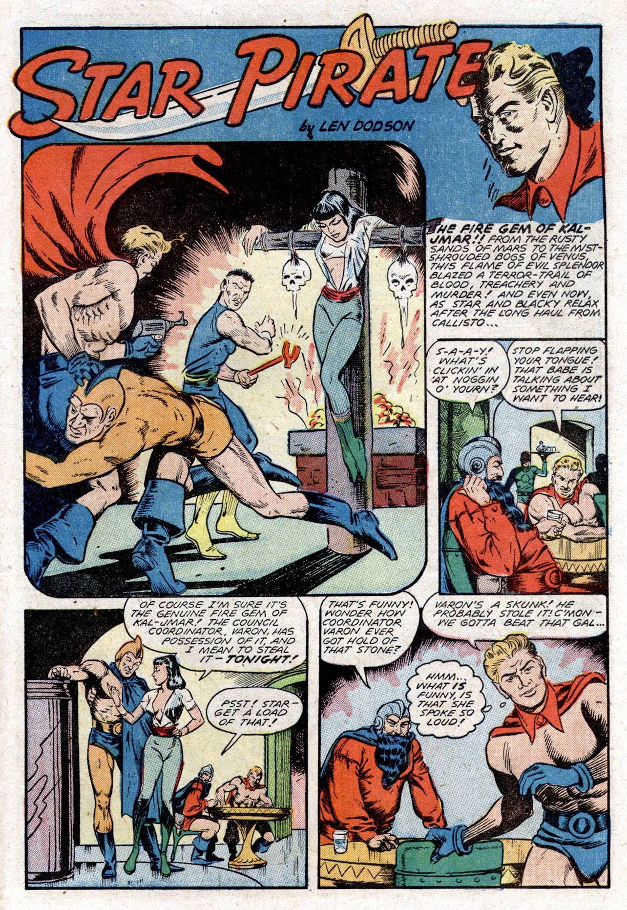Planet Comics #53 (Fiction House), page 43. Public domain (US).