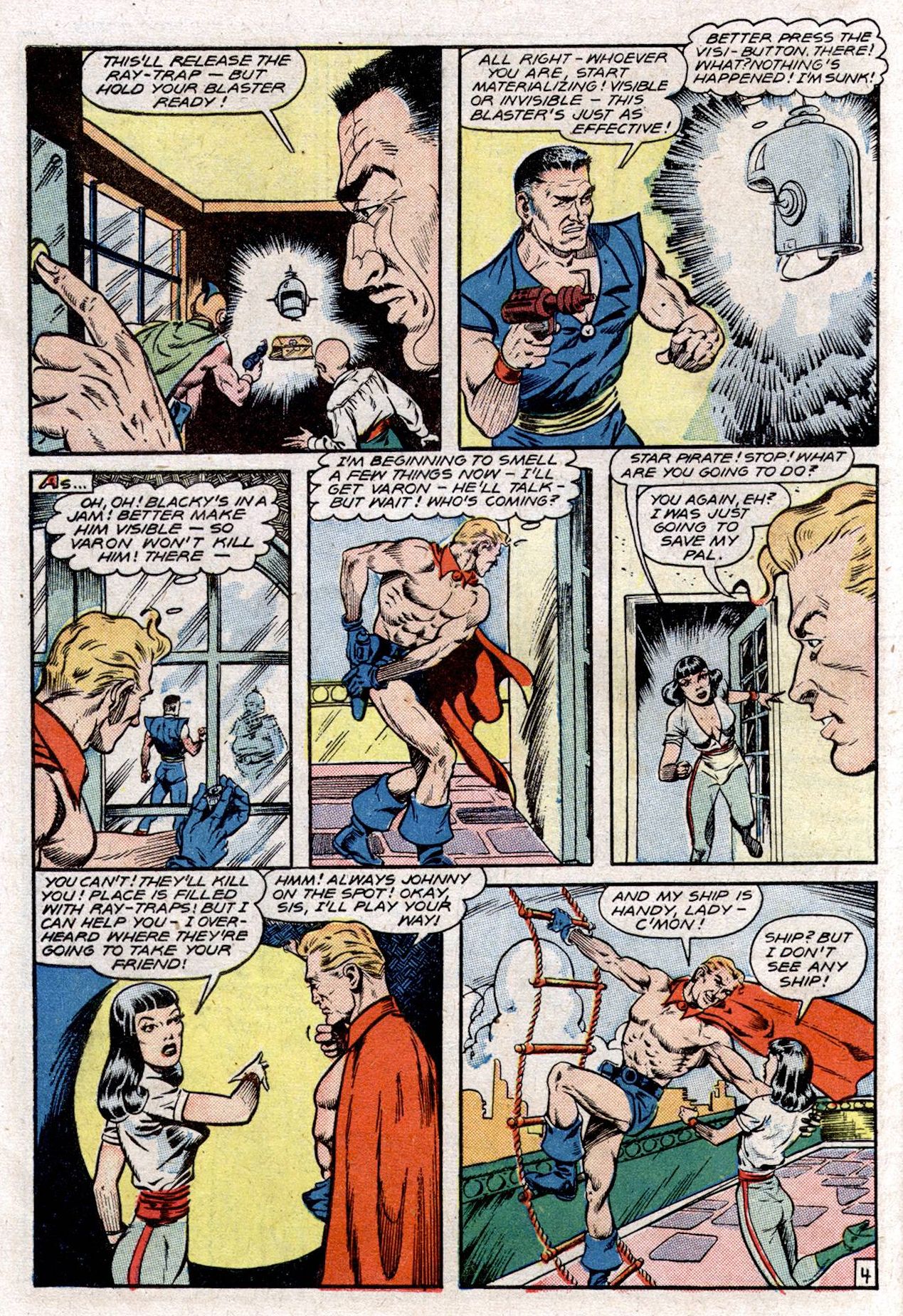Planet Comics #53 (Fiction House), page 46. Public domain (US).
