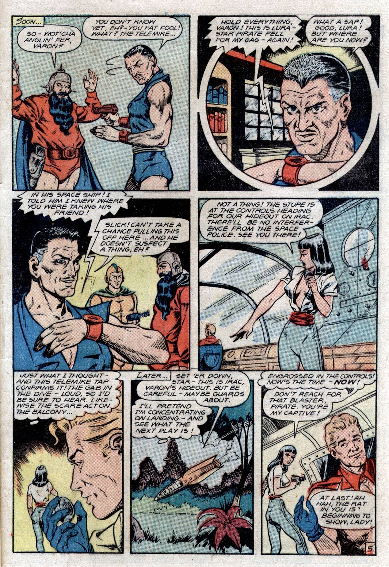 Planet Comics #53 (Fiction House), page 47. Public domain (US).