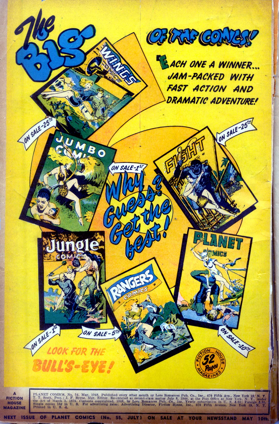 Planet Comics #54 (Fiction House), page 2. Public domain (US).