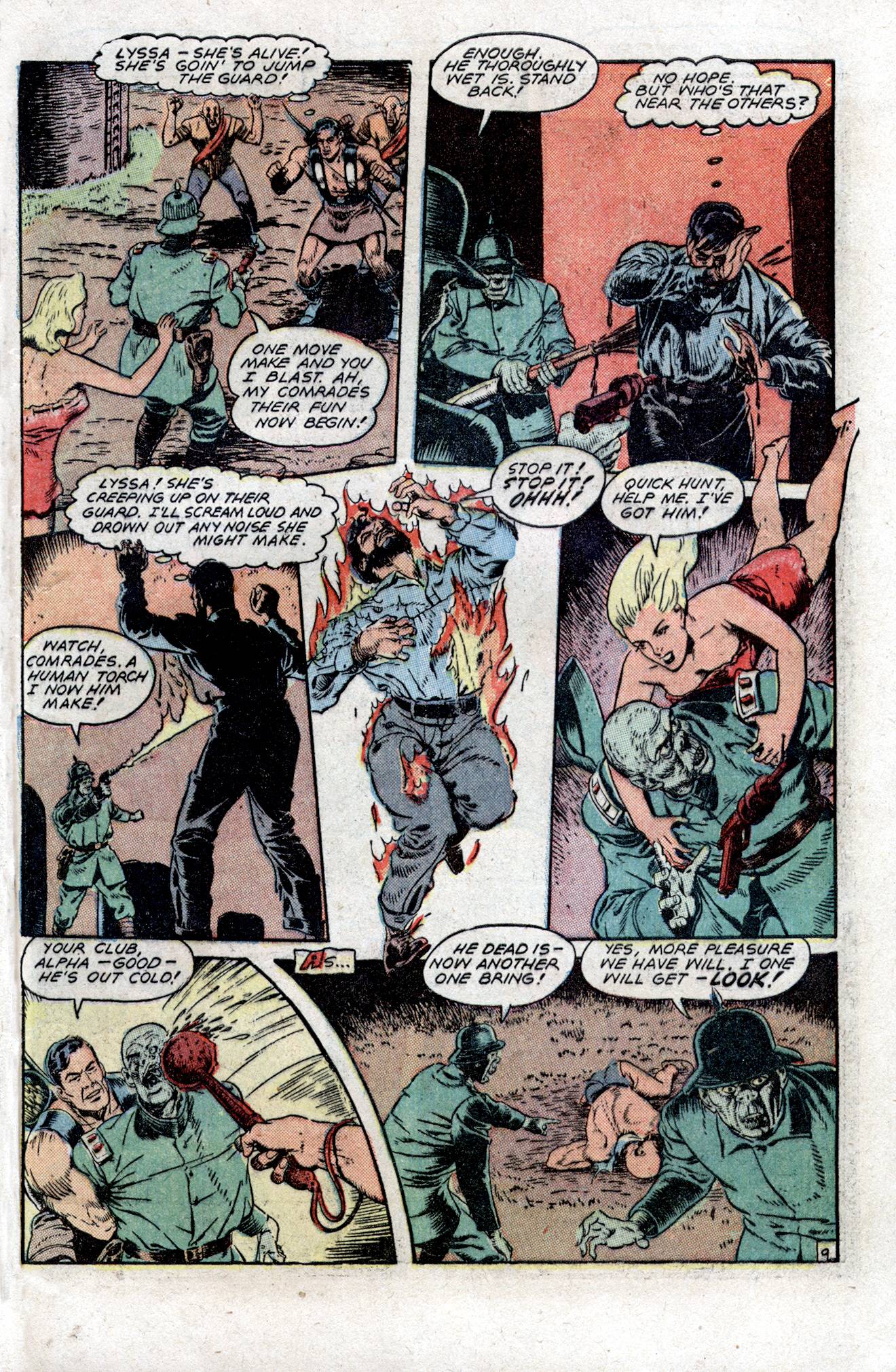 Planet Comics #54 (Fiction House), page 11. Public domain (US).