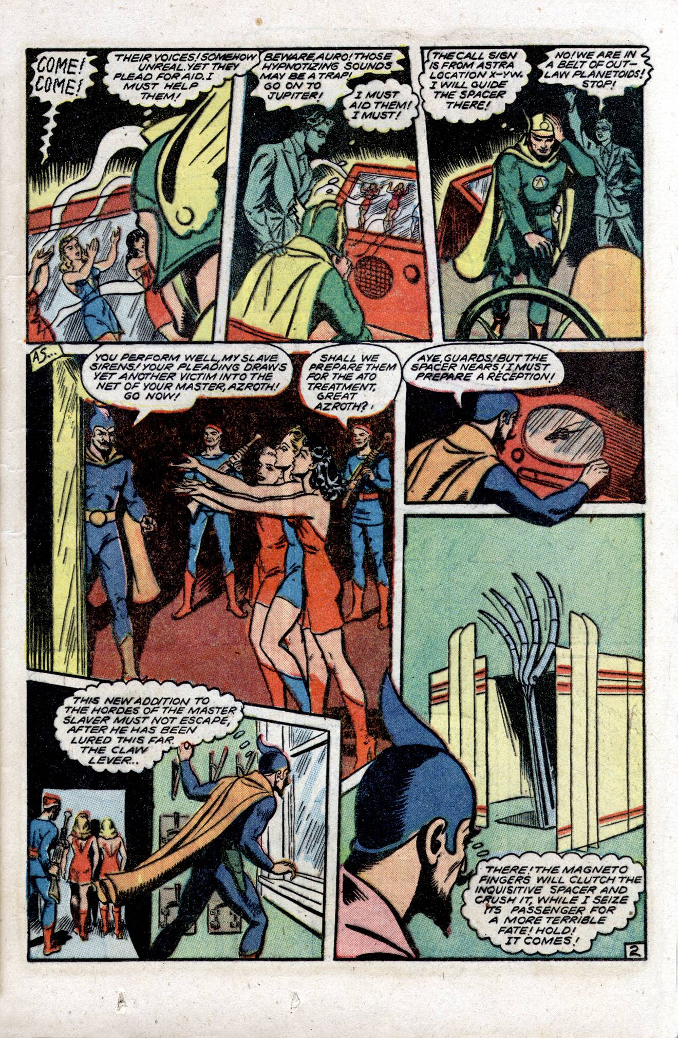 Planet Comics #54 (Fiction House), page 21. Public domain (US).