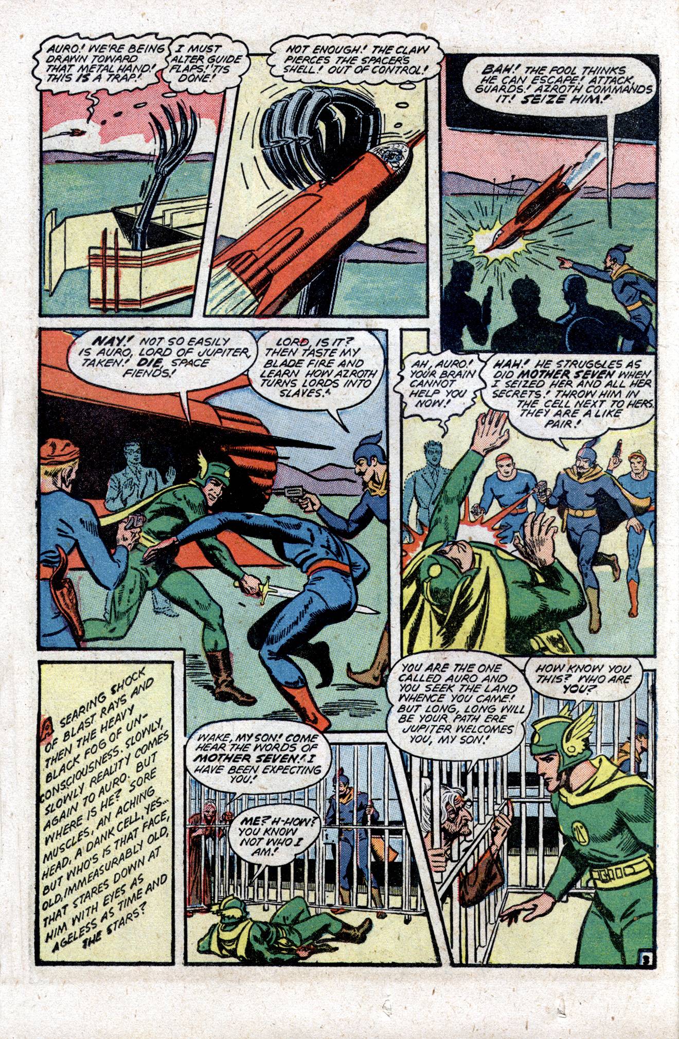 Planet Comics #54 (Fiction House), page 22. Public domain (US).