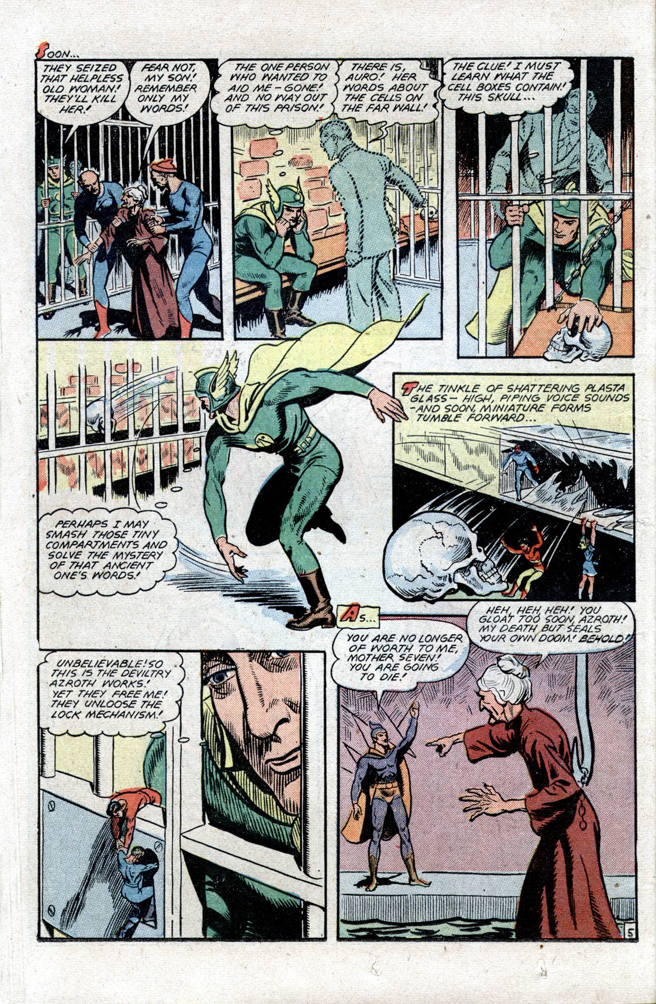 Planet Comics #54 (Fiction House), page 24. Public domain (US).