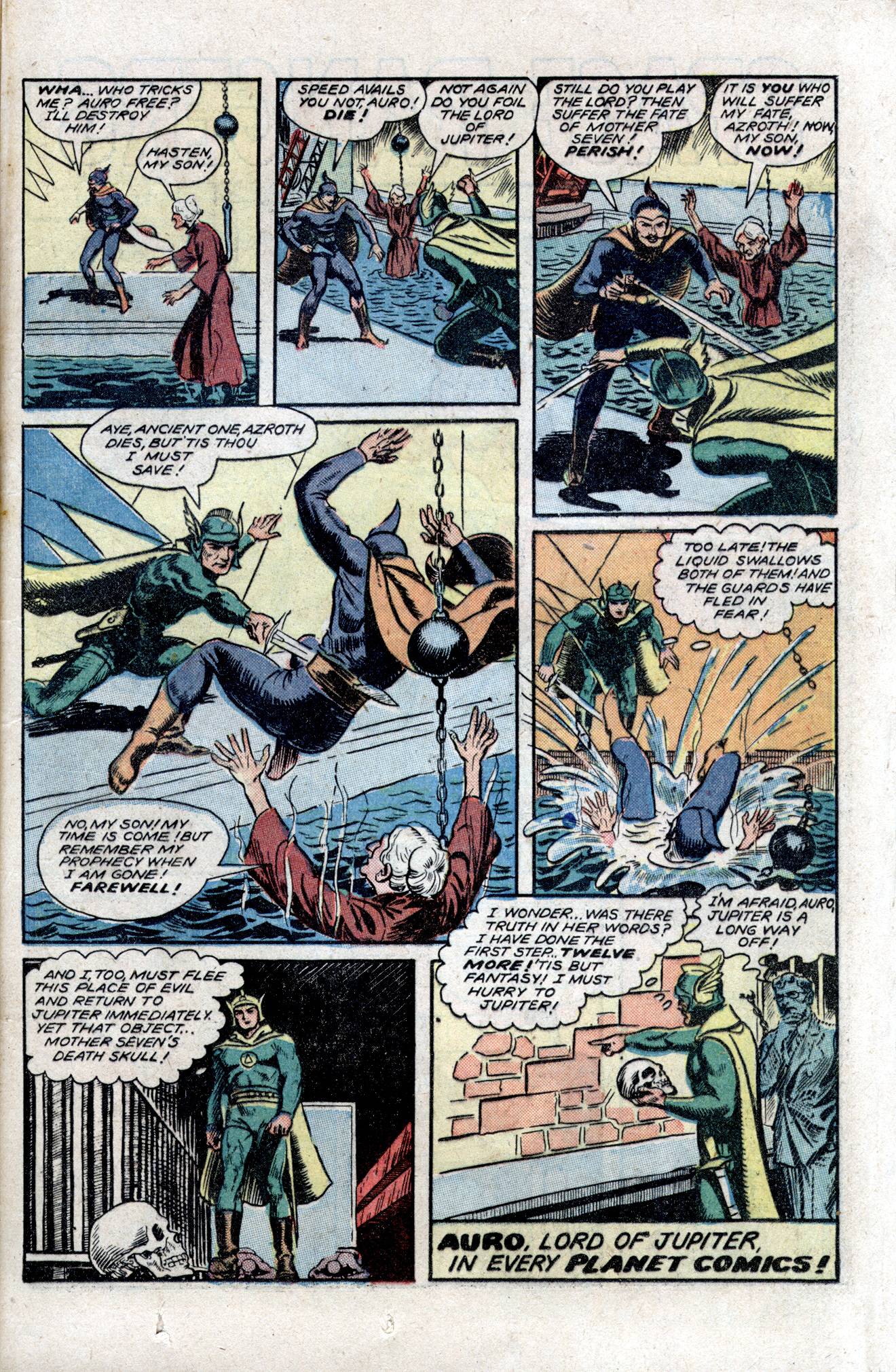 Planet Comics #54 (Fiction House), page 25. Public domain (US).
