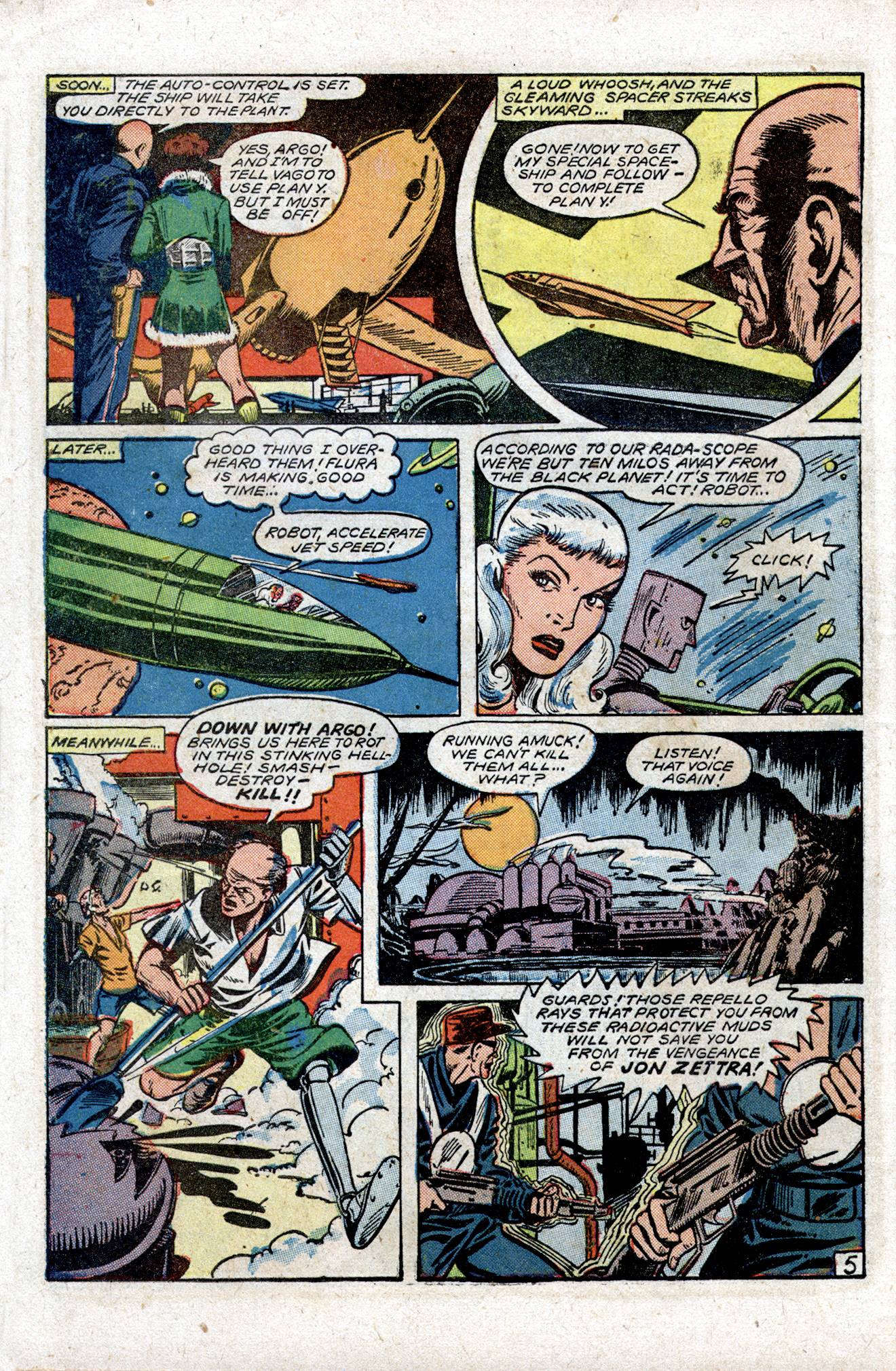 Planet Comics #54 (Fiction House), page 46. Public domain (US).