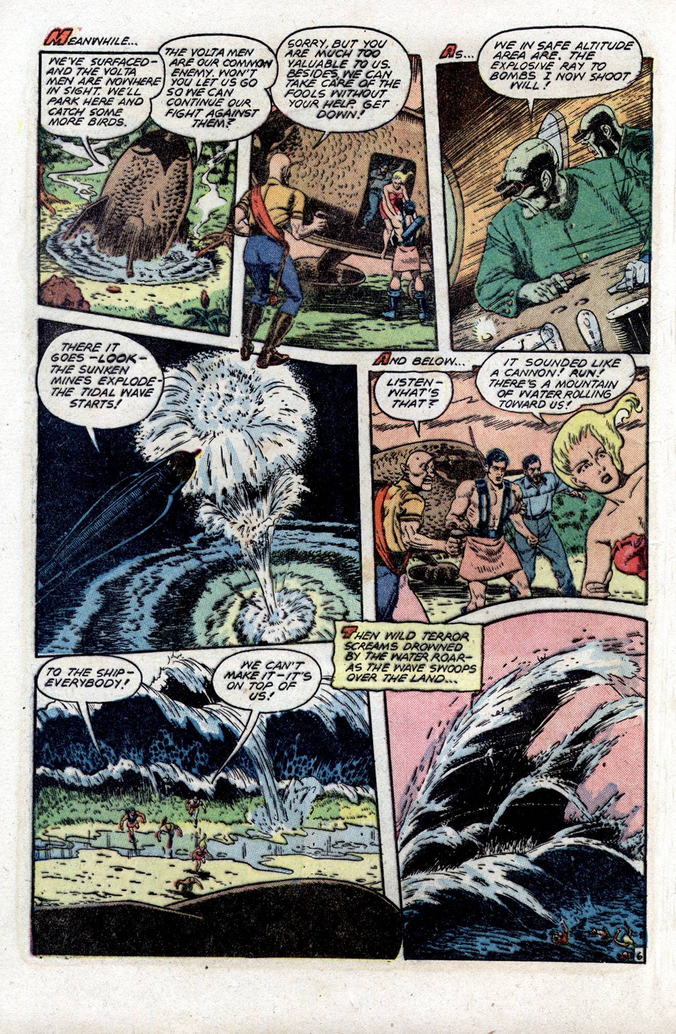 Planet Comics #54 (Fiction House), page 8. Public domain (US).