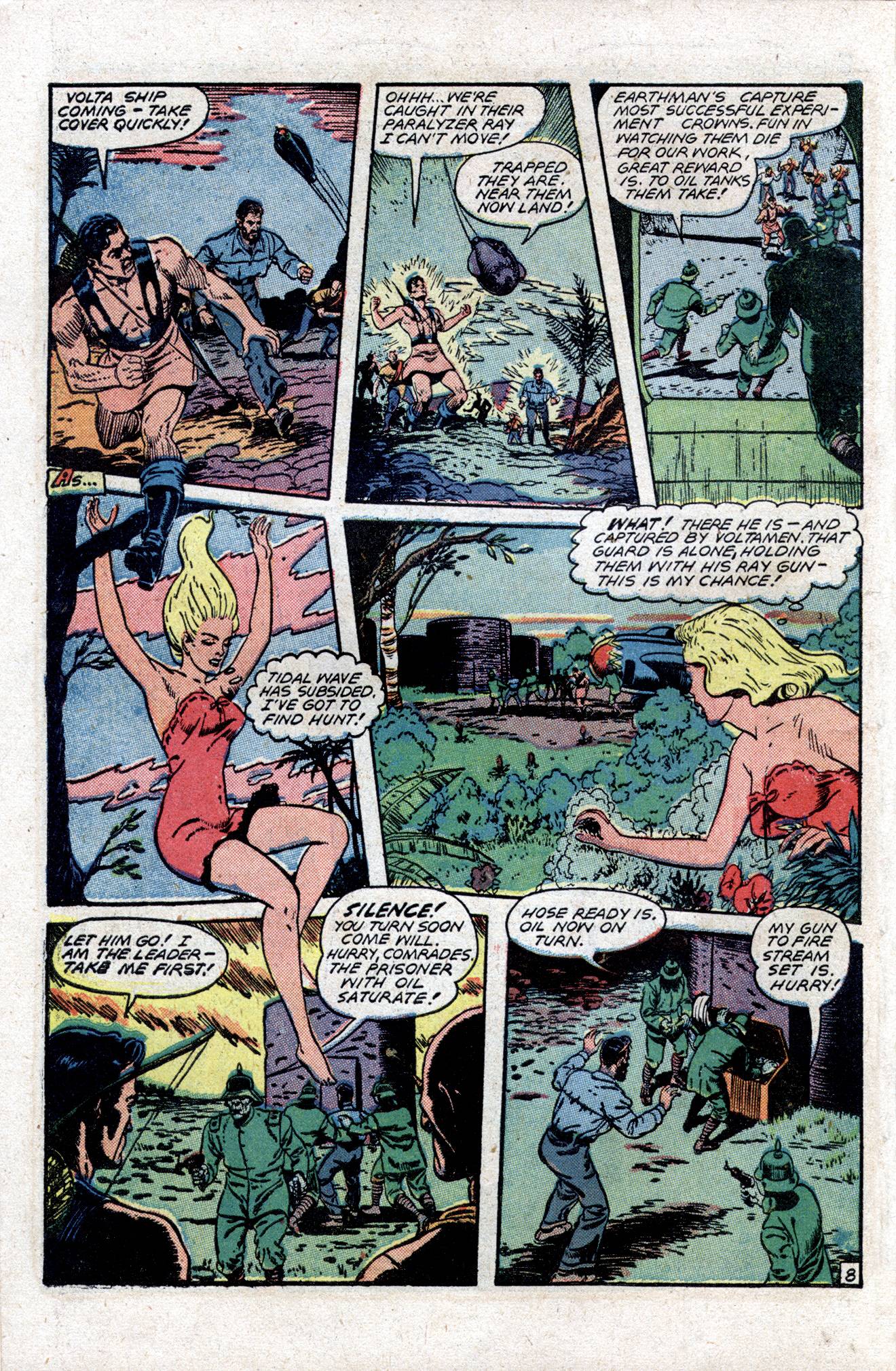 Planet Comics #54 (Fiction House), page 10. Public domain (US).